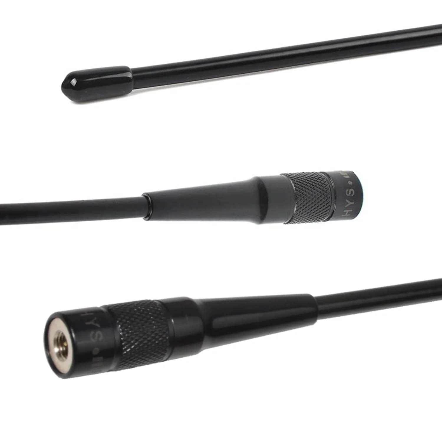 HYS GMRS HT Pre Tuned SMA Male Base Antenna, UHF 462-467Mhz Walkie Talkie Antenna for 460-470Mhz Midland WOUXUN Motorola Kenwood Icom Vertex Blackbox HYT Hytera Two Way Radio Black 2PCS (462-467Mhz) - Image 6