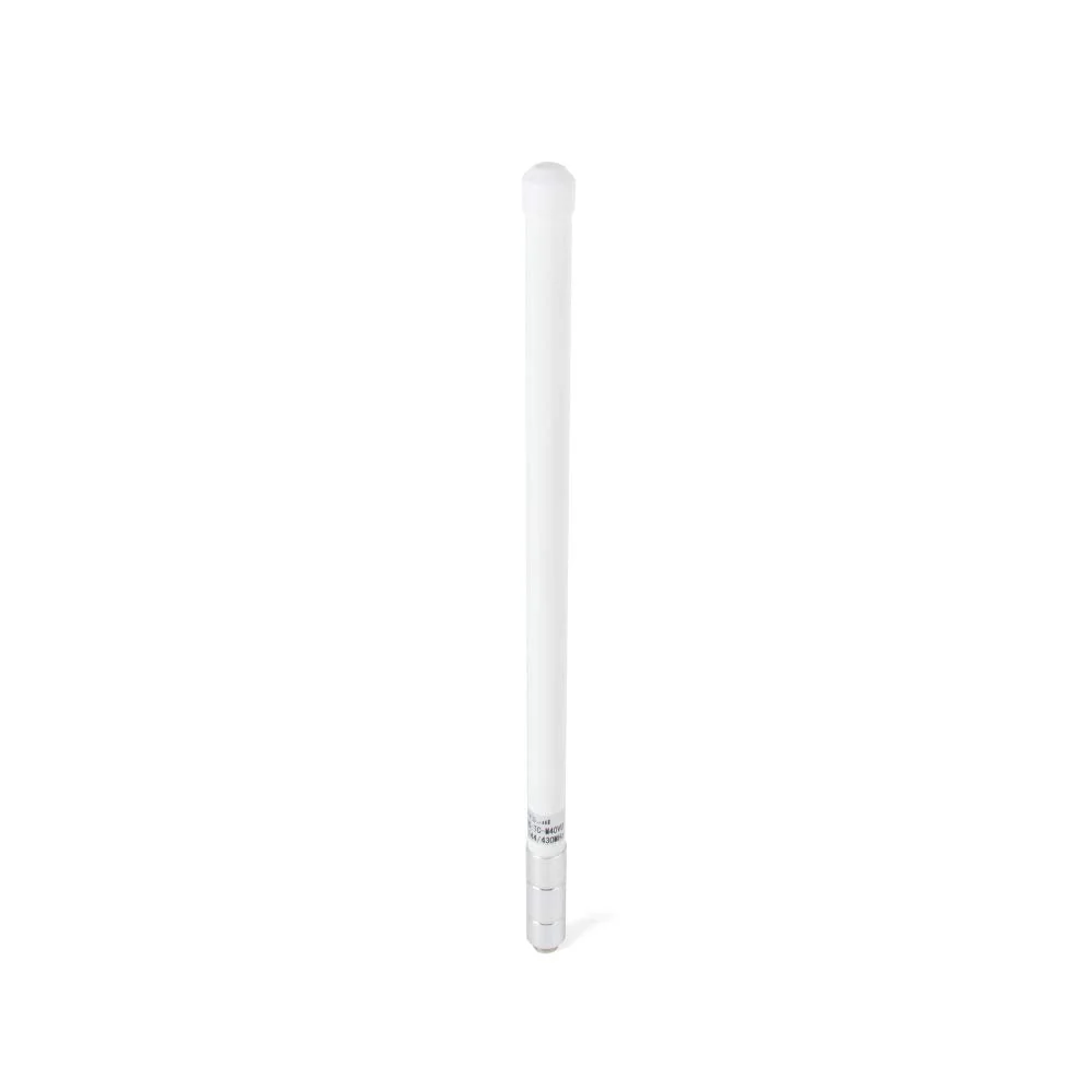 HYS TC-40UV Dual Band VHF UHF 2meter 70cm 144/430Mhz 2.5dBi 100W 15.7inch Fiberglass Outdoor Base Antenna with SO239 (UHF Female) Connector For ICOM Yaesu Midland Motorola Mobile Ham Radio Transceiver White 136-174/400-470Mhz - Image 4