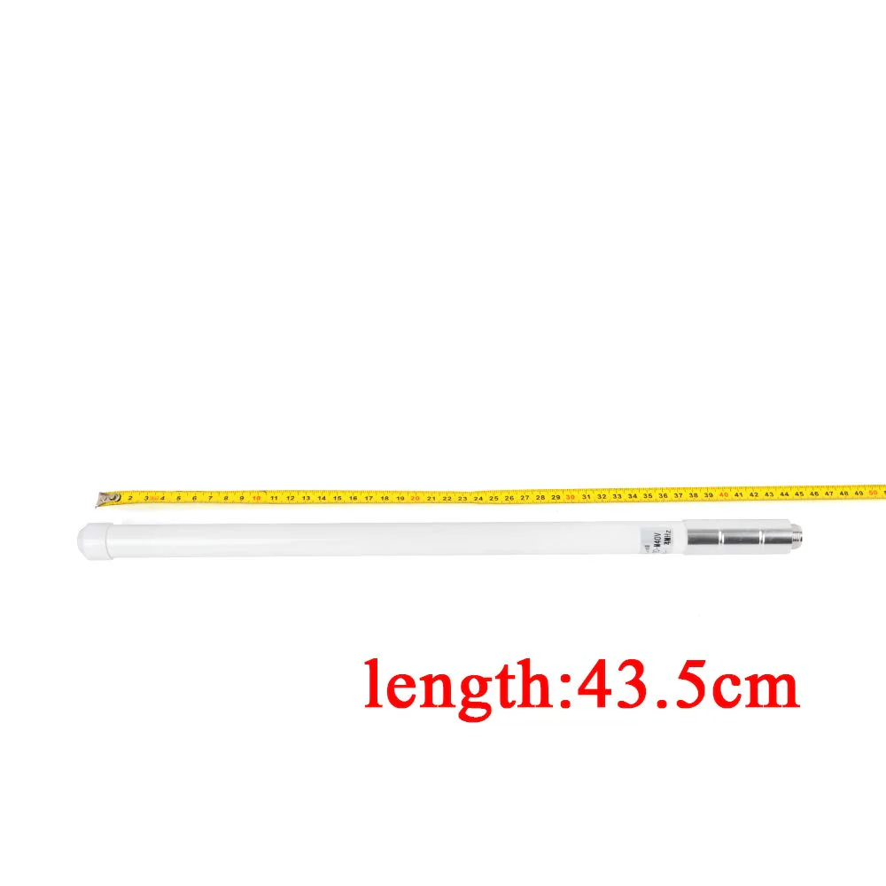 HYS TC-40UV Dual Band VHF UHF 2meter 70cm 144/430Mhz 2.5dBi 100W 15.7inch Fiberglass Outdoor Base Antenna with SO239 (UHF Female) Connector For ICOM Yaesu Midland Motorola Mobile Ham Radio Transceiver White 136-174/400-470Mhz - Image 5