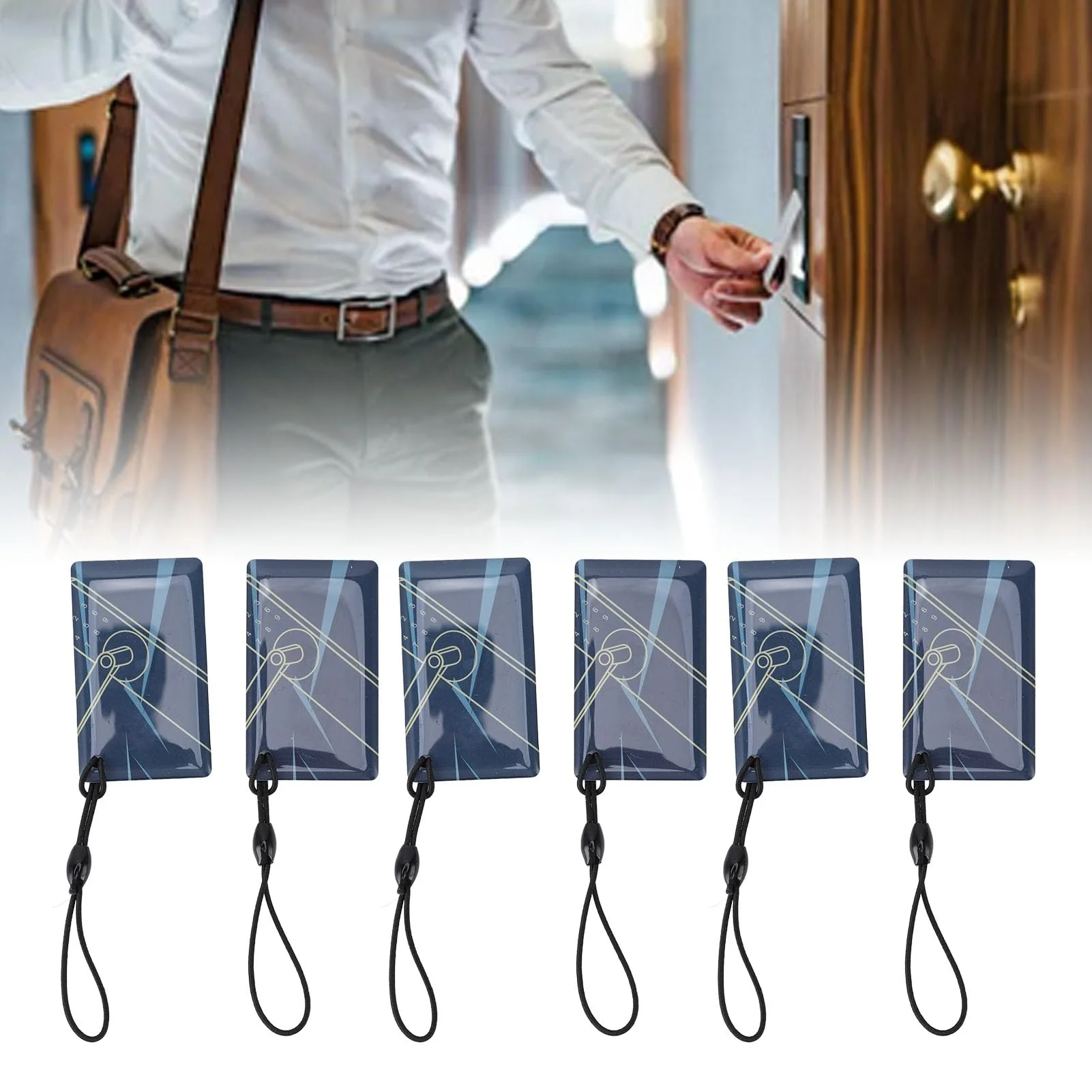 IC Cards, 20pcs 13.56 MHz RFID Keychain, Smart Lock Keychain, Contactless Key Fob Access Card, Proximity ID Card, Digital Intelligent Door Lock, Default, Modern - Image 4