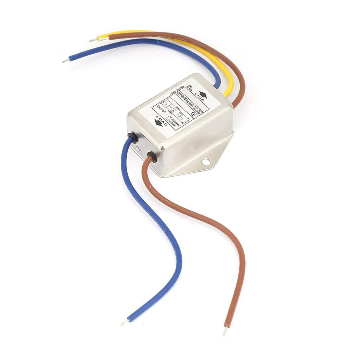 ieron EMI Power Filter 125/250V Electromagnetic Interference Filter CW1B-10A-L (040) Single Phase Filter for Suppression of Impulse Interference