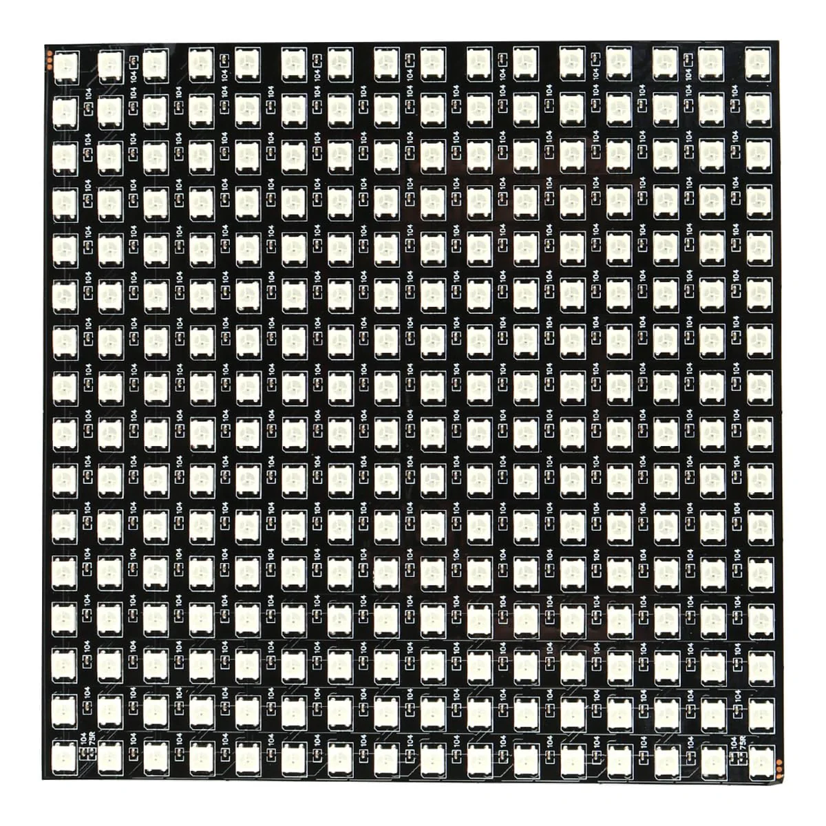 Ieron RGB Panel WS2812B 16 x 16 Pixels, Flexible Module, Individually Addressable Full Colour DC5V Smart Light Display for Creative Installations and Projects