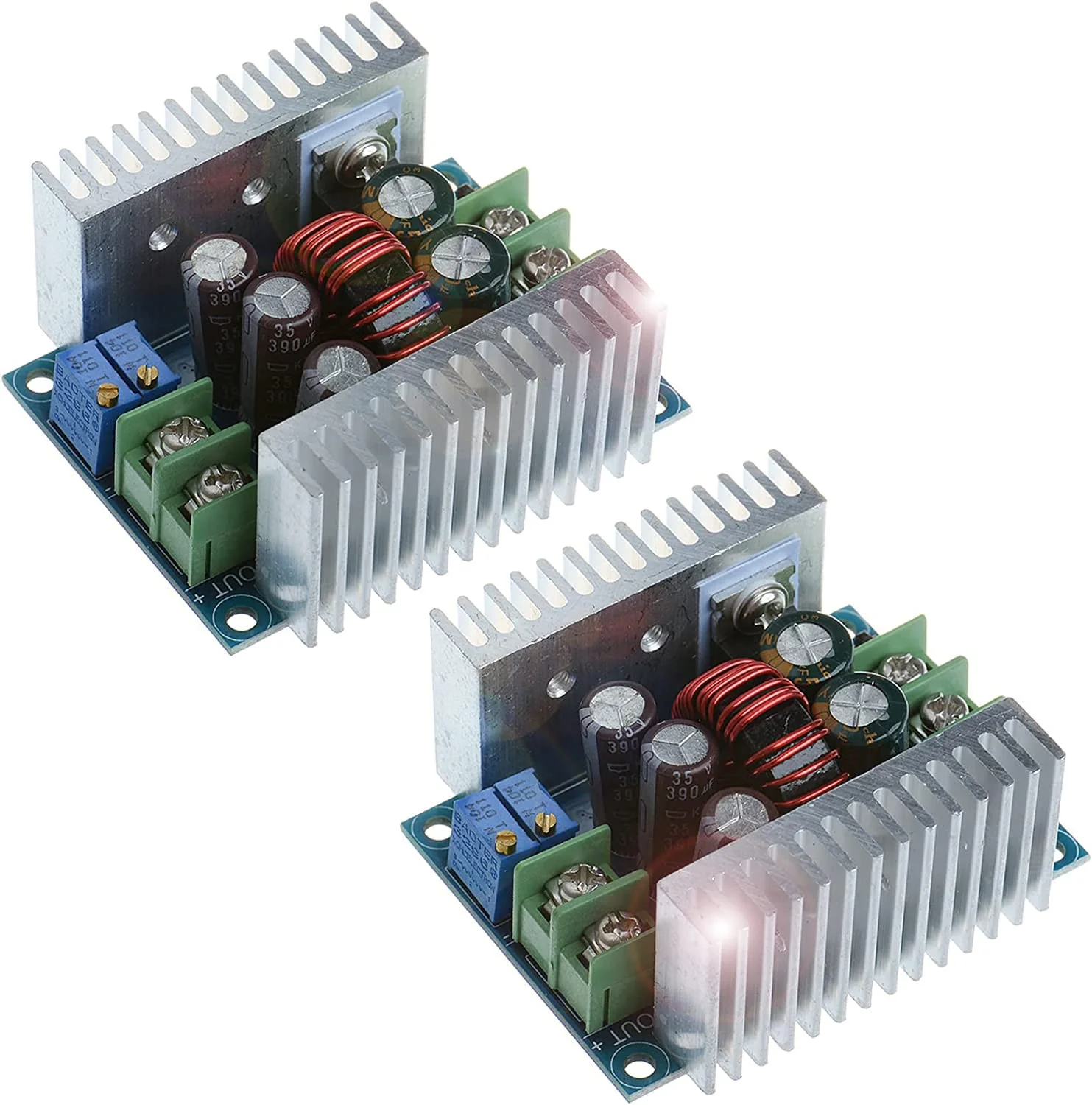 iHaospace 2 pieces 300 W 20 A DC-DC converter module step down voltage module constant current adjustable buck converter 2pcs