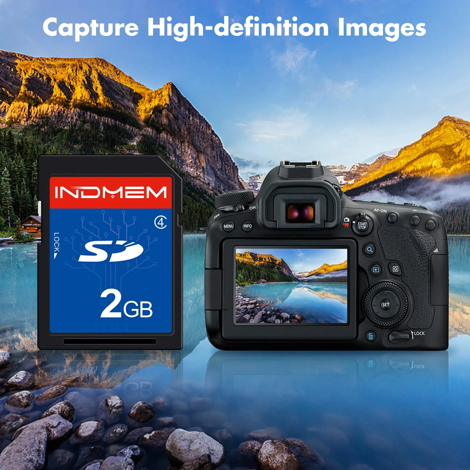 INDMEM 2 Pack SD Card 2GB Class 4 Flash Memory Card 2G SLC Stanard Secure Digital Cards (2PC) 2PC - Image 7