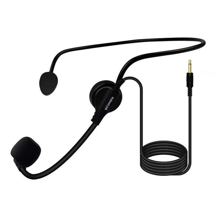 IndoorLink Headworn Microphone for Churches, Factory/Museum Visit, Exhibition, Court.