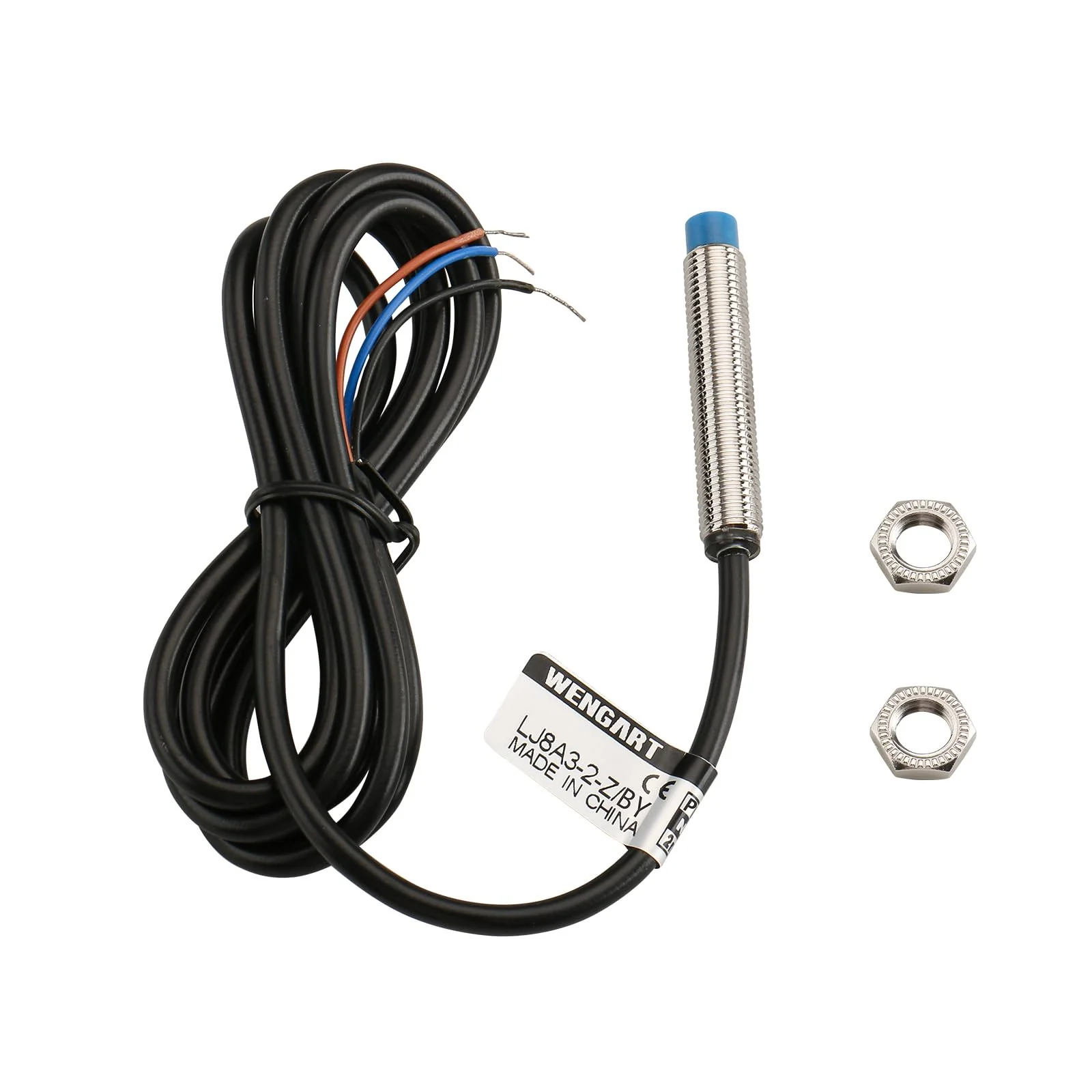 Inductive Proximity Sensor Switch LJ8A3-2-Z,M8,DC10-30V,NO, PNP 300mA,2mm Detecting Distance,3 Wire NO