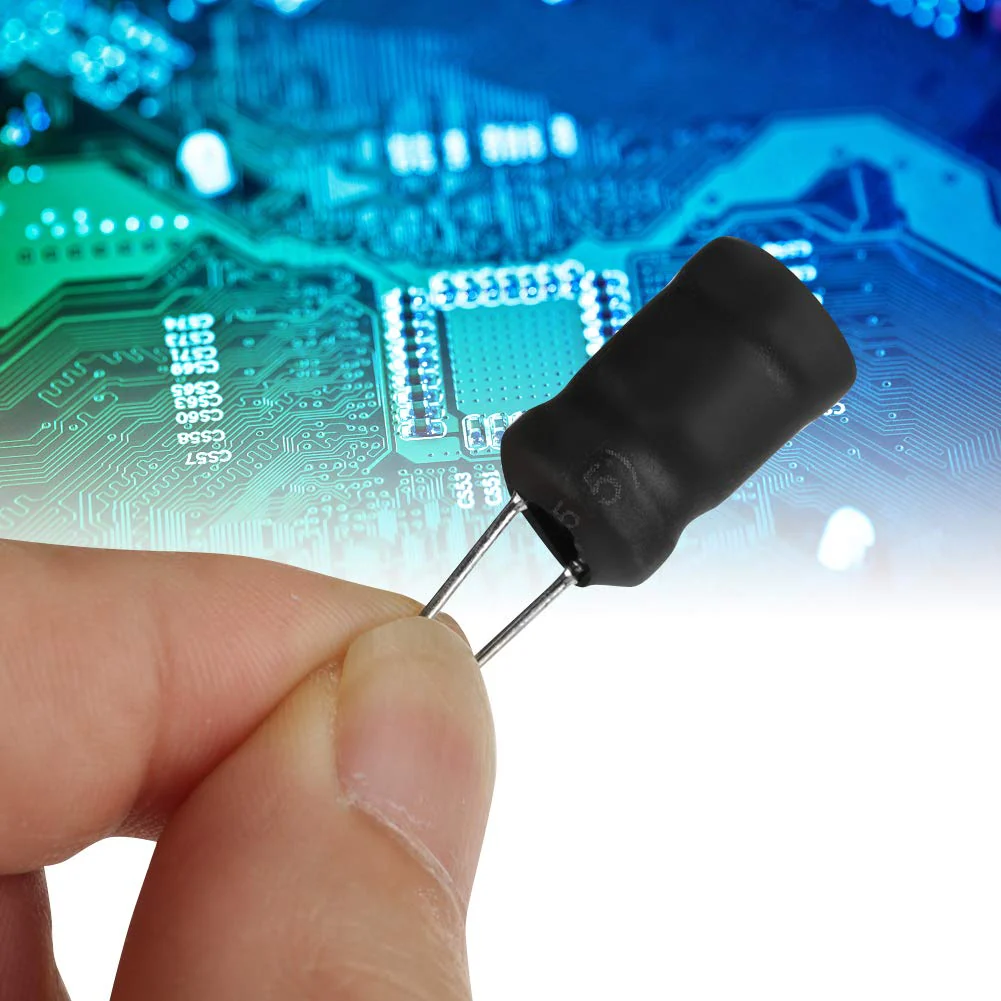 Inductors 10uH-10mH 12 Values Choke Coils Assorted Kit Electronic Inductors With Special Guide Pin Structure Small Vertical Inductors Take Up Less Space - Image 4