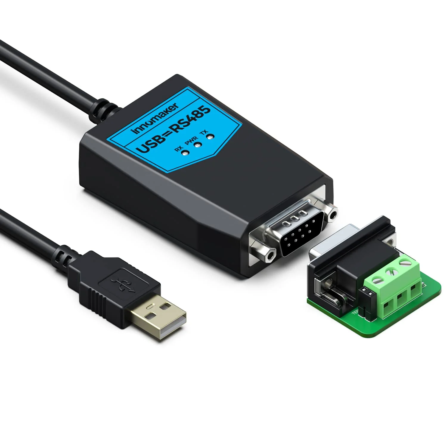 Industrial-Grade USB 2.0 to RS485 Converter Adapter, Based on FTDI Chipset, ESD Protection, Signal&Power Isolation, Support Windows 11,10,8, XP, MacOs, Linux, Global Industrial Brand - Image 7