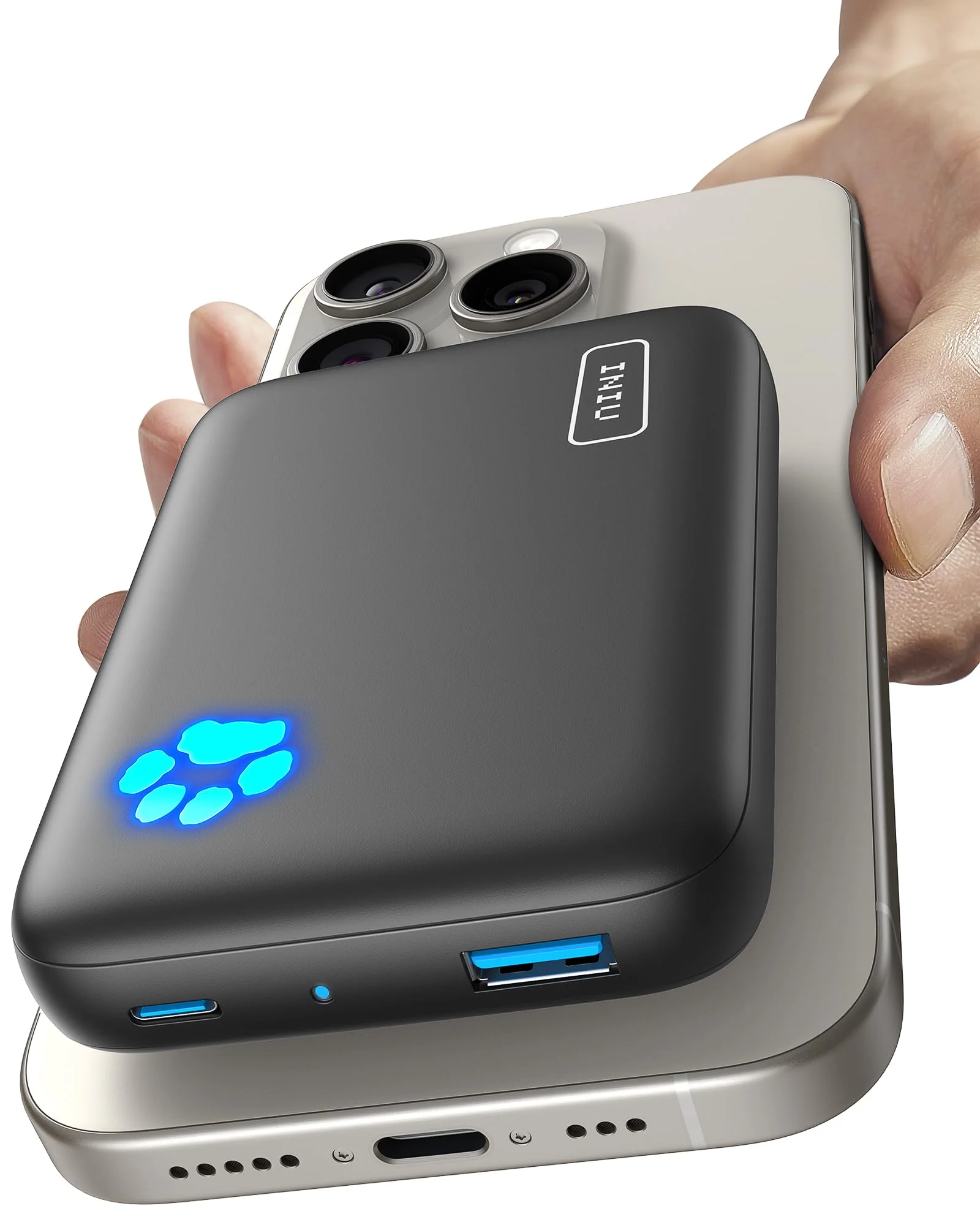 INIU for Magsafe Portable Charger, Small 10000mAh 20W PD Magnetic Power Bank, USB C in&Out Wireless Battery Pack Phone Charger, Only for iPhone 16/16 Plus/16 Pro/16 Pro Max, iPhone 15/14/13/12 Series Qi1 7.5W Wireless Charging - Image 11