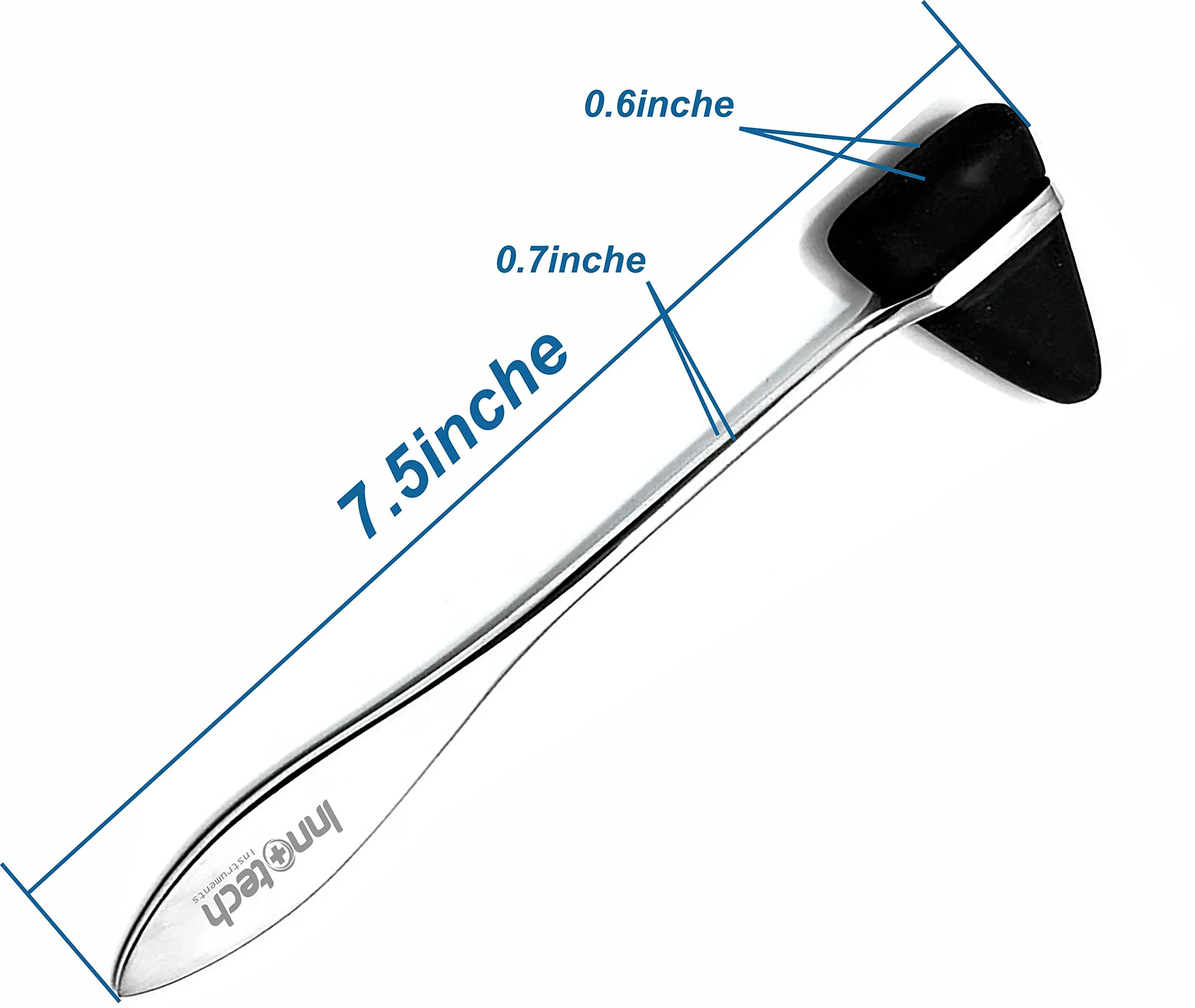 Innotech Instruments Taylor Neurological Reflex Hammer with Colours (Black) black - Image 4