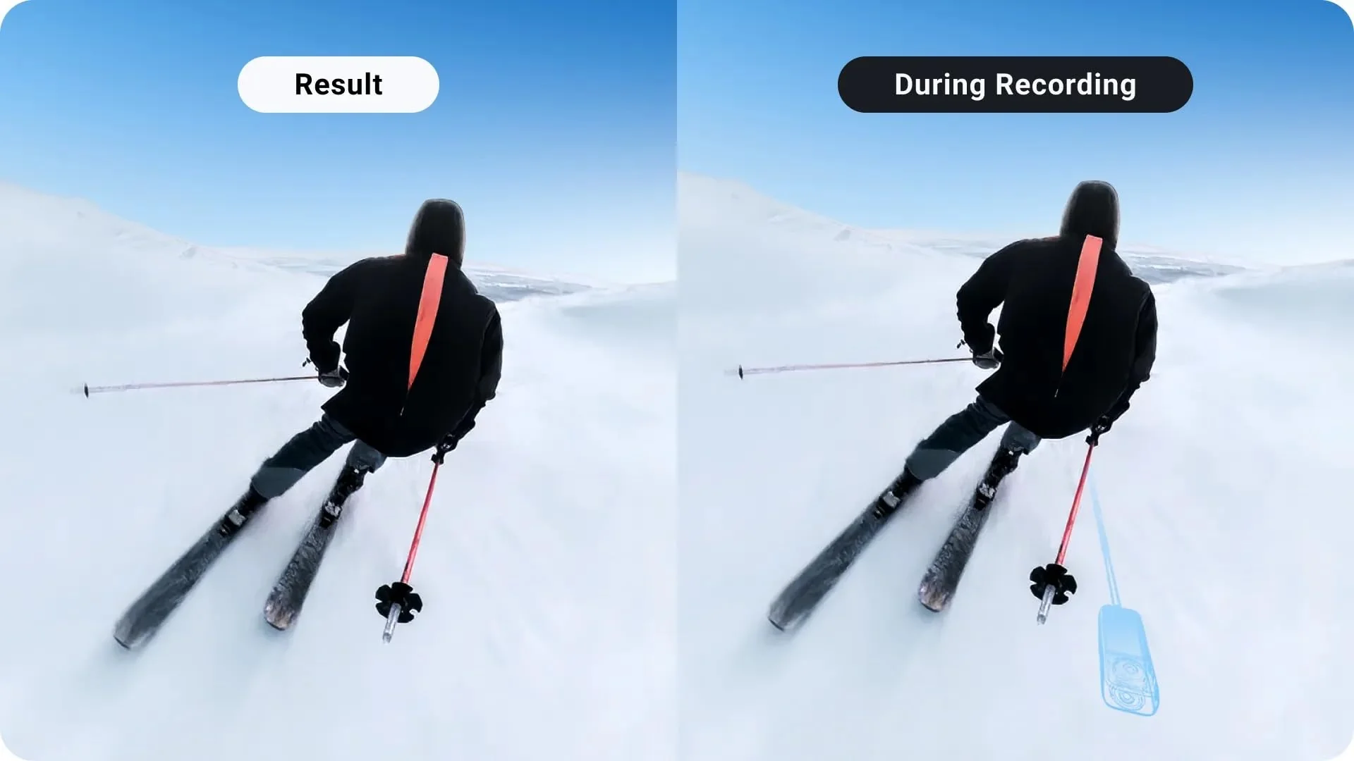 Insta360 Ski Pole Mount for Action Cameras, compatiable X3/ ACE/ACE PRO/ONE RS/X2, GoPro Hero12/11/10/9, DJI OSMO Action 4/3/2 (ski Pole Mount only), Black, CINSBAVQ-ALT4 ski pole mount only - Image 3