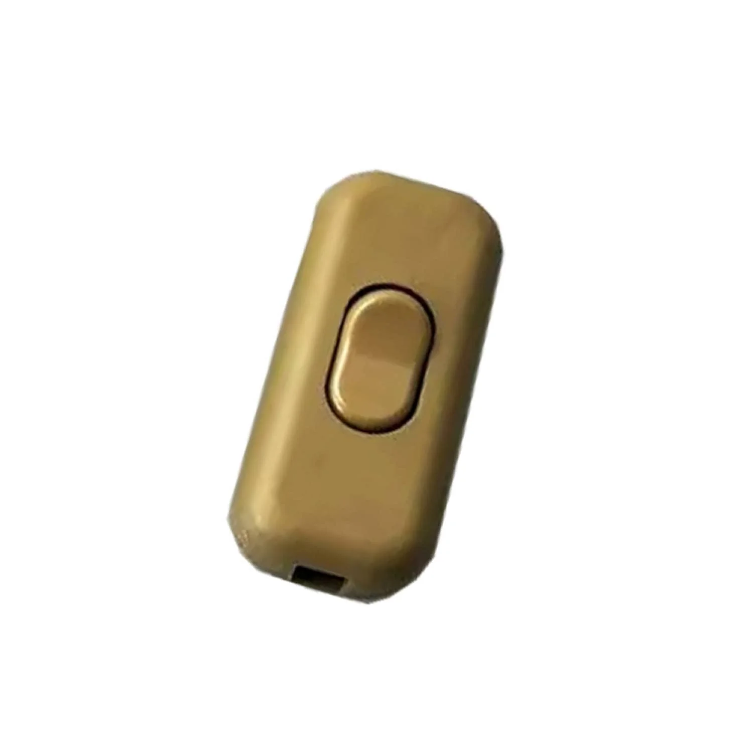 Intermediate Switch Cord Switch - 2-3-Pin 6A 250V - Cord Intermediate Switch, Rocker Switch, Supply Cable, Switch, Gold