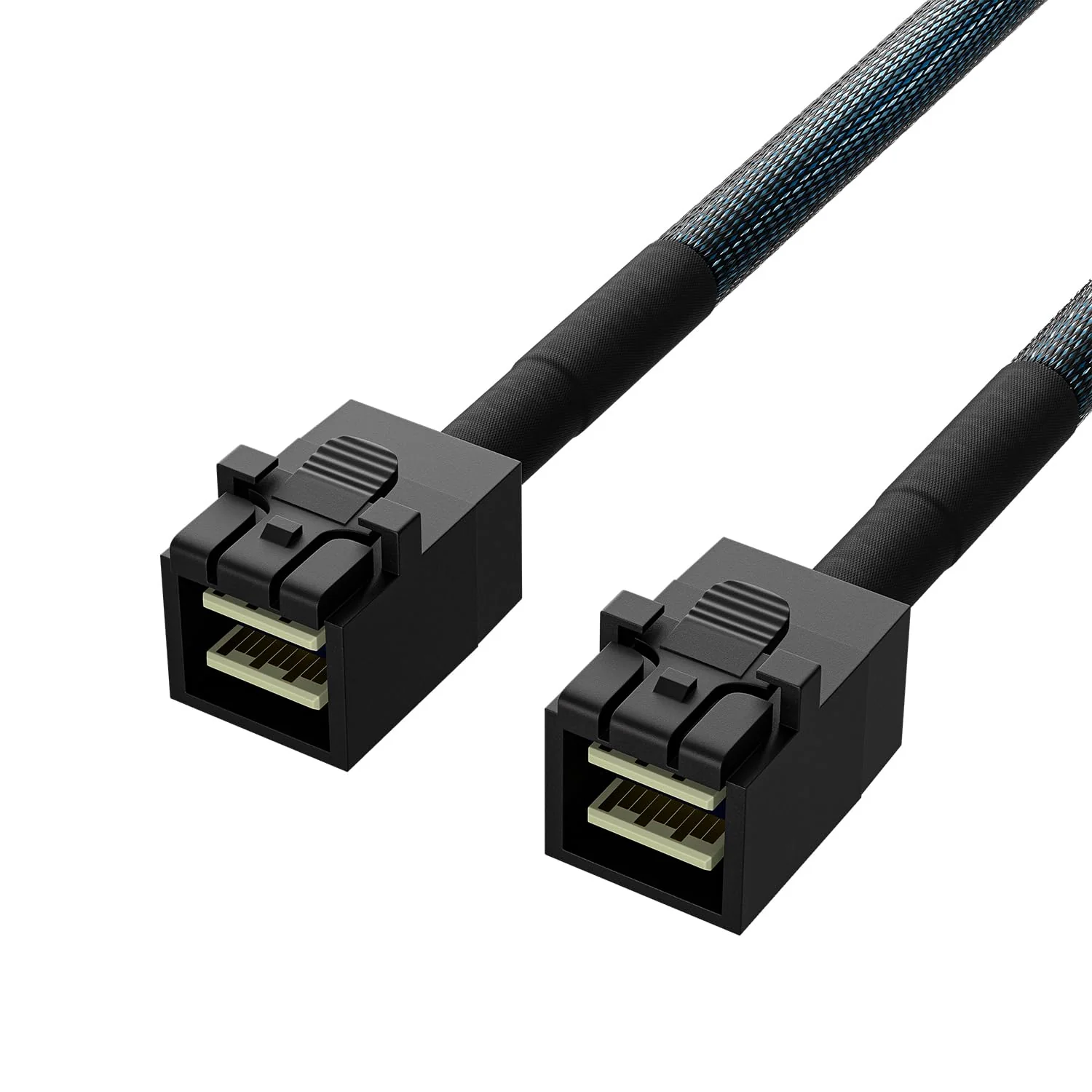 Internal HD Mini SAS SFF-8643 to SFF-8643, Internal Mini SAS to Mini SAS Cable, Compatible with RAID or PCI Express Controller(1.6FT/0.5M) 1.6Feet - Image 2