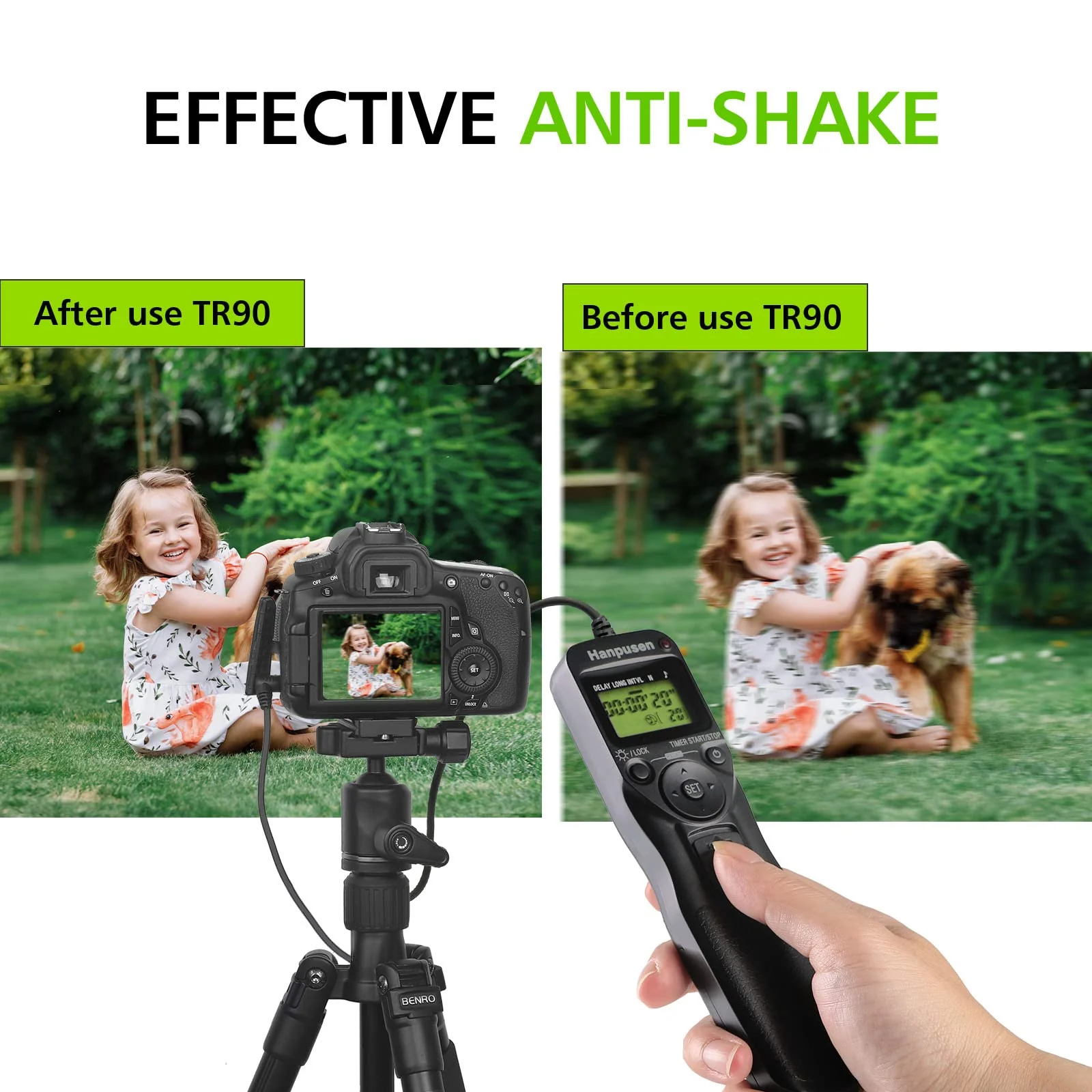 Intervalometer HANPUSEN Camera Timer Remote Shutter Release Time Lapse for Nikon D3, D4, D4s, D5, D6, D800, D850, D800E, D810, D810A, D700 N8 for Nikon - Image 3