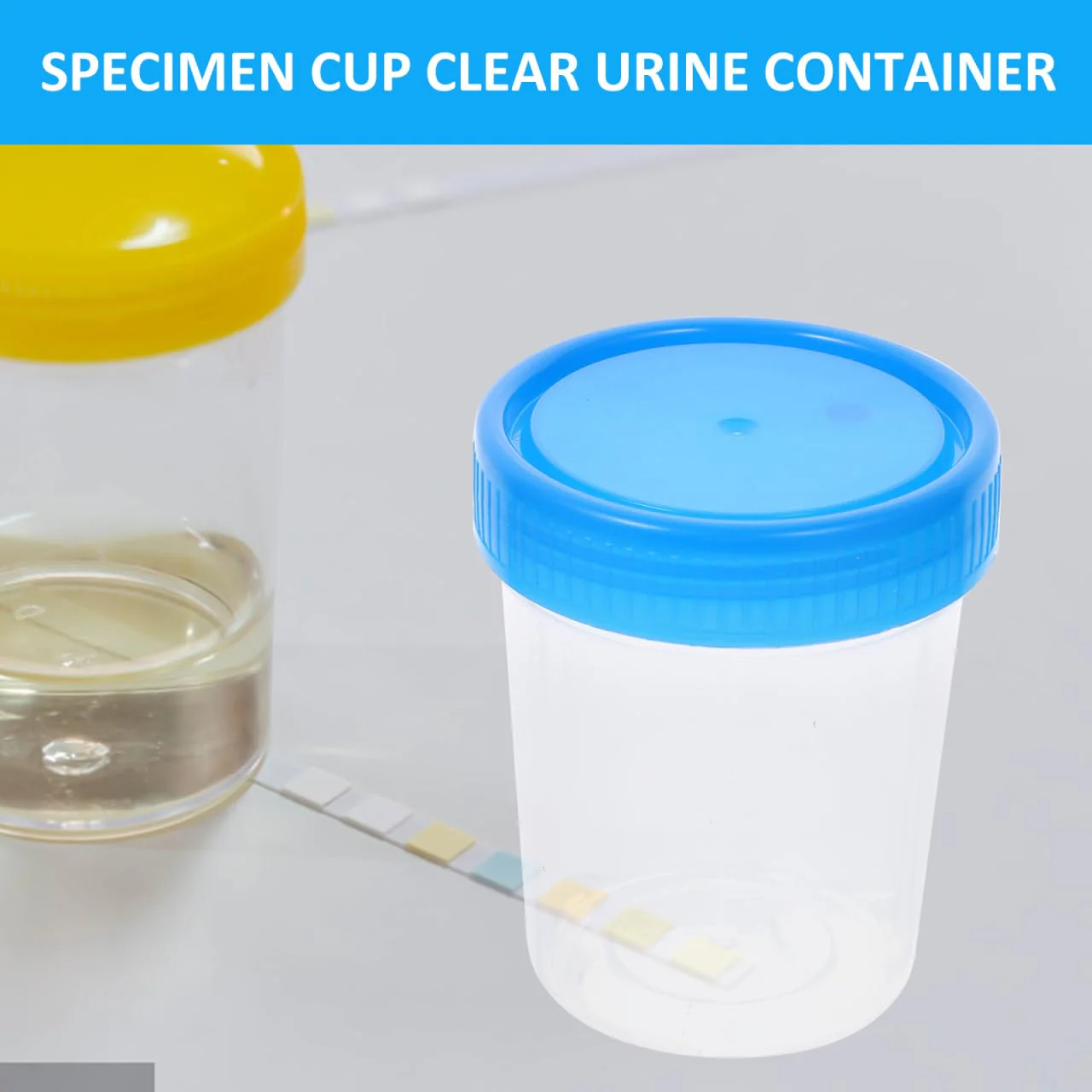 iplusmile 10 Pieces Urine Cups - 120 ml Sample Cup with Screw Lid Urine Sample Cup Urine Sample Cups Bottle with Graduated for Home Laboratory (Random Colour) - Image 5