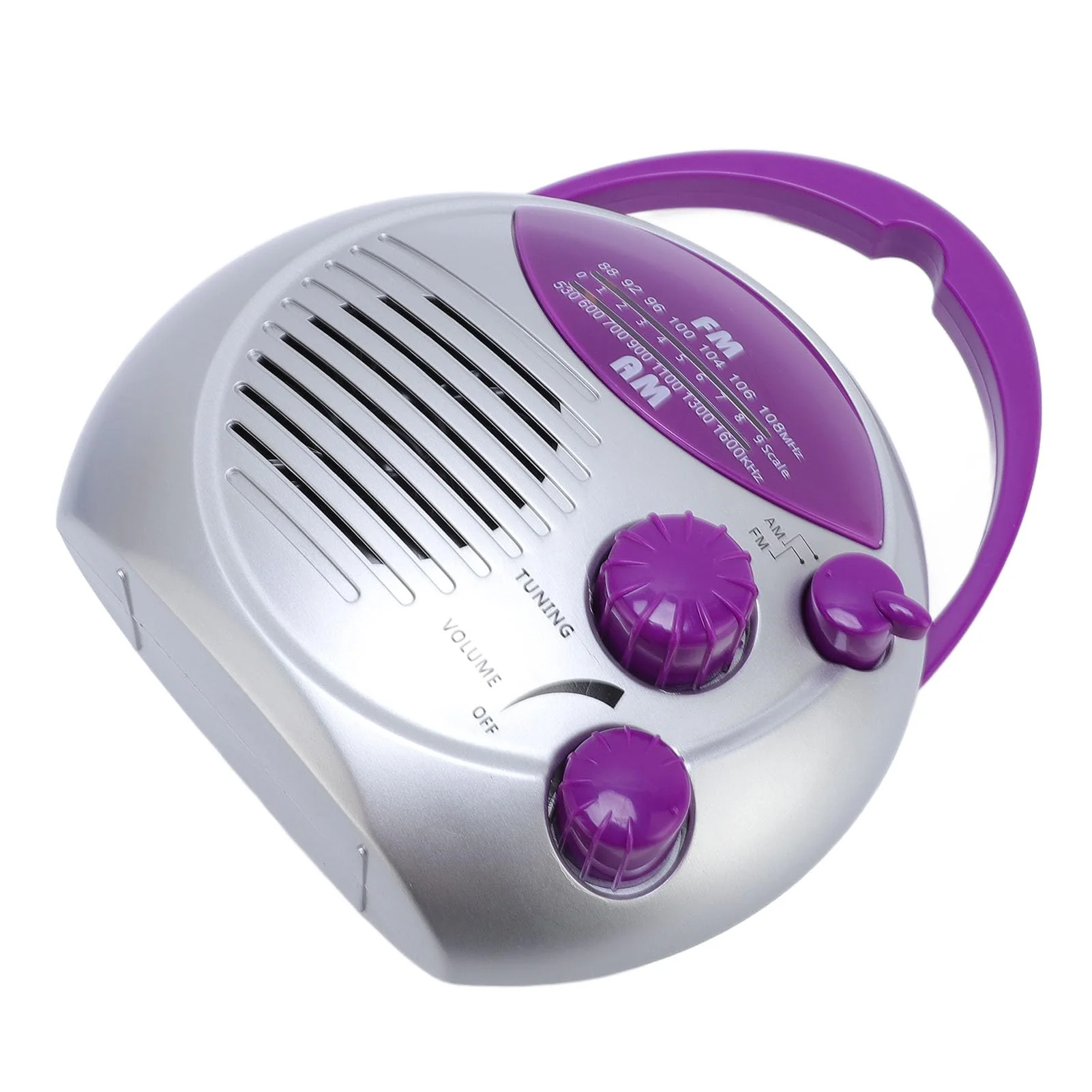 IPX4 Water Proof Shower Radio, Portable AM FM Radio for Bathroom Kitchen Outdoor, Battery Powered FM: 88-108MHz AM: 530-1600KHz - Image 6