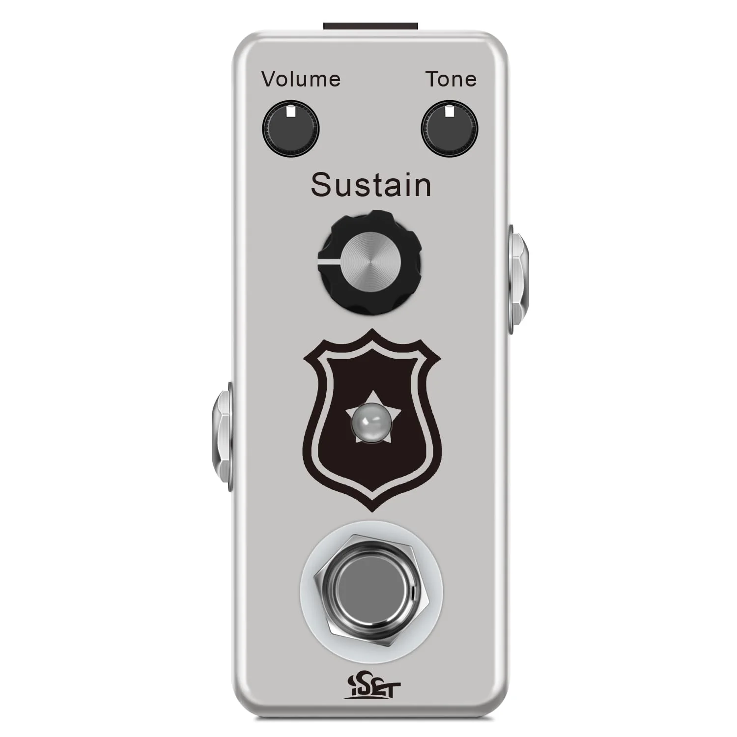 ISET Fuzz Guitar Effect Pedal Analog Badge Fuzz for Electric Guitar Bass True Bypass