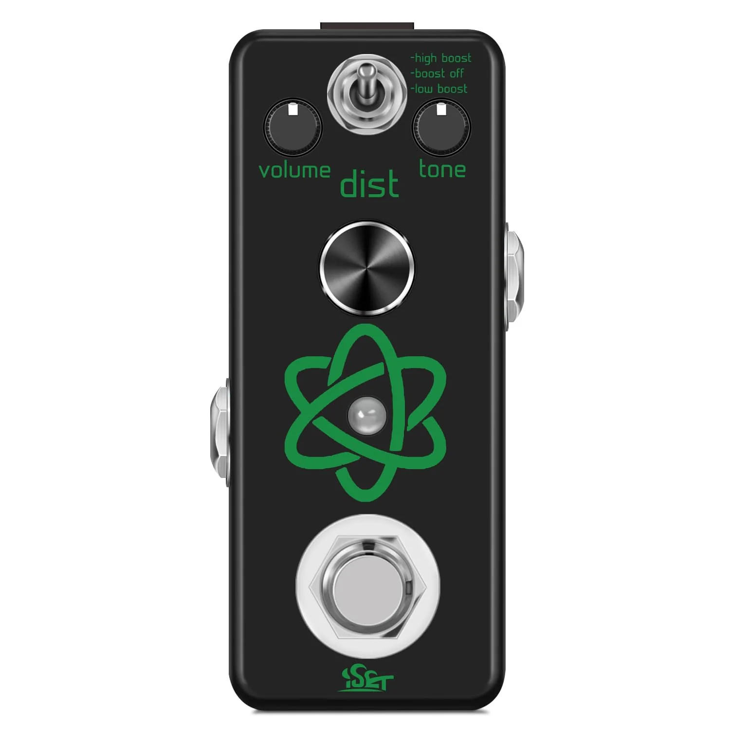 ISET Heavy Metal Guitar Pedal Mini Atom Single Effect For Electric Guitar Bass True Bypass