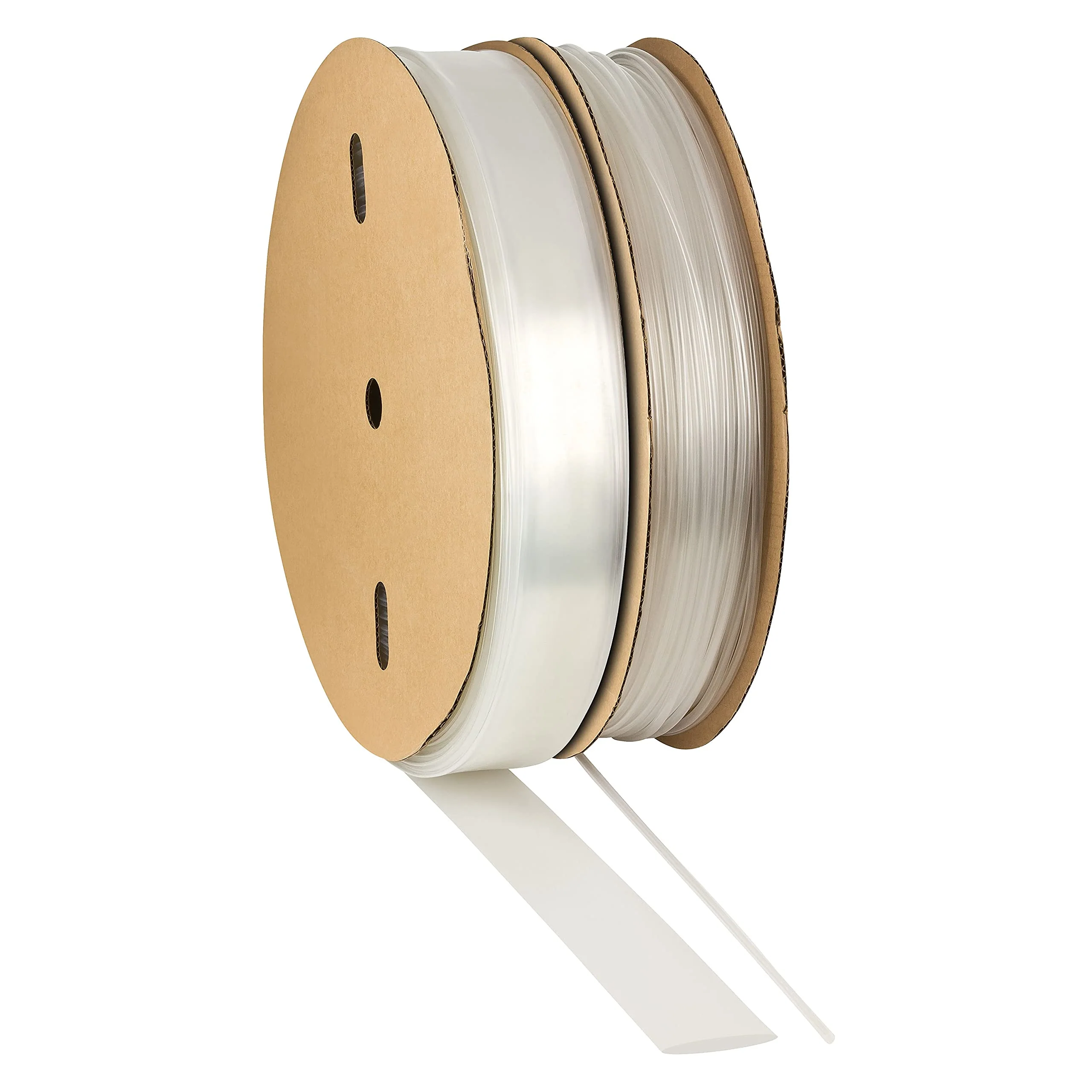 ISOLATECH Heat Shrink Tubing, Sold by the Metre, Transparent, without Adhesive, Diameter 15 mm, 1 Metre, Shrink Ratio 3:1, Set Polyolefin for Insulating Cables, Solder Connections, Blank (Diameter 15 Ø15mm Length: 1 m.