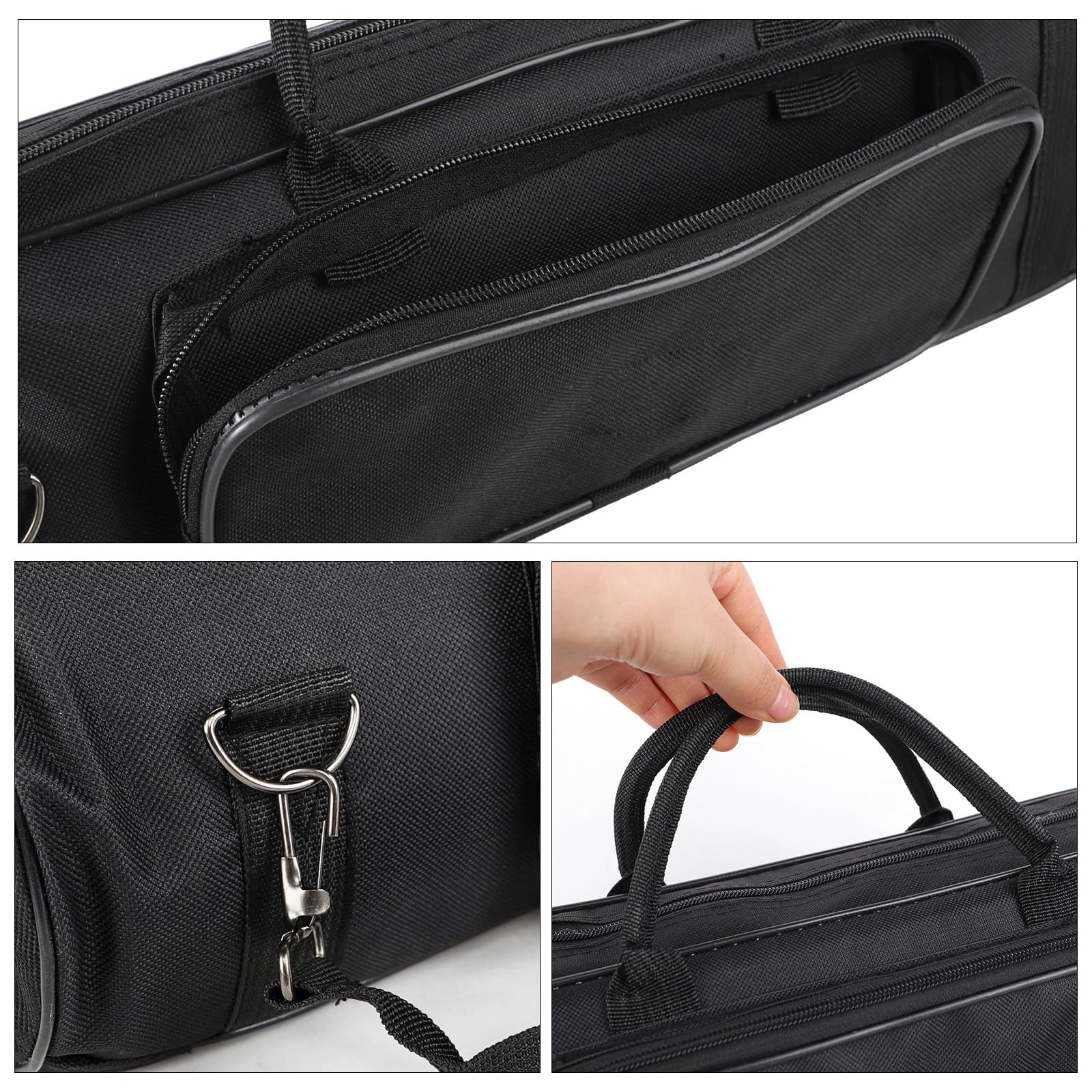 ITODA Trumpet Gig Carrying Bag Musical Instrument Box Portable 5mm Padded Rehearsal Performances Water-Resistant Class Lightweight Protective Case with Shoulder Strap - Image 7