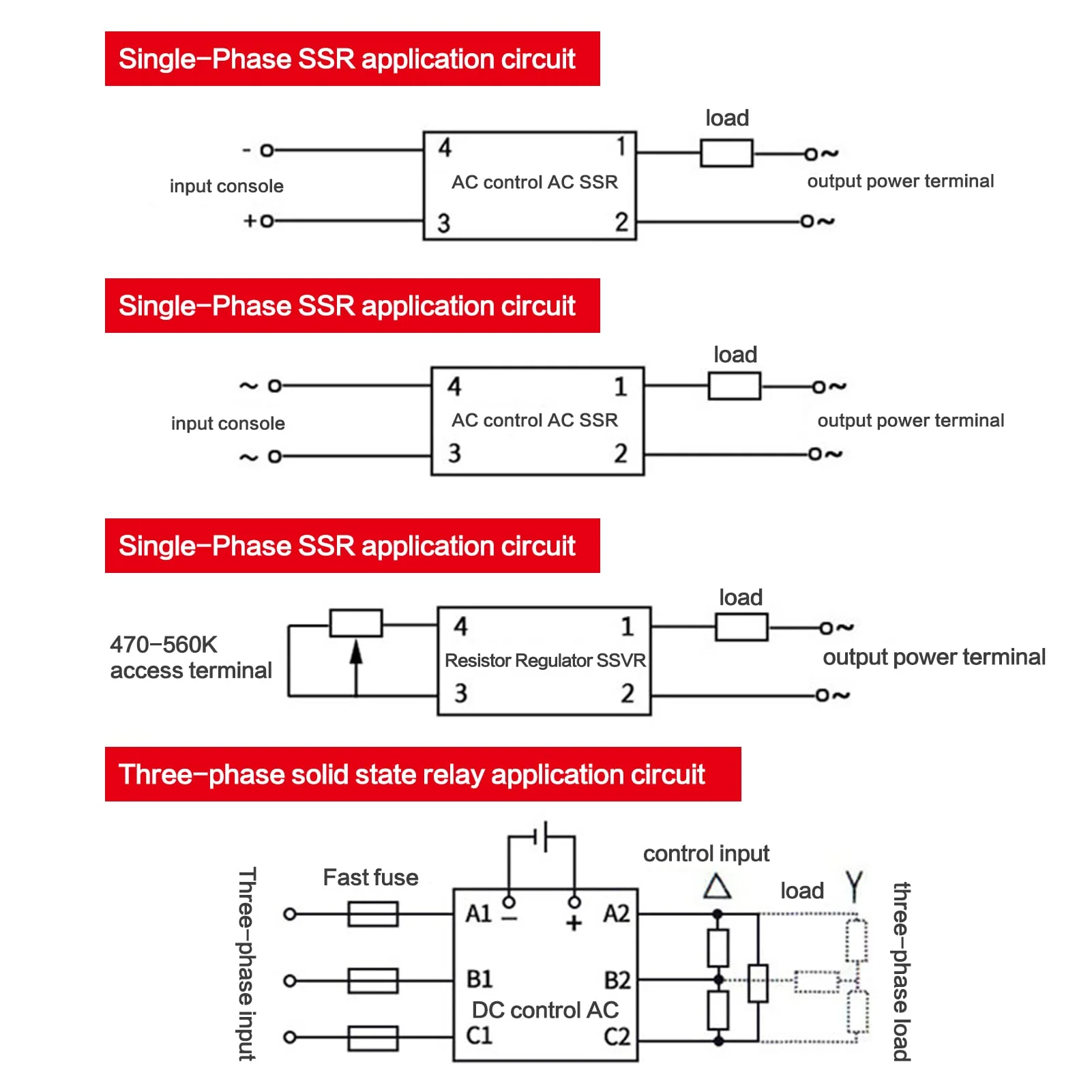 Jadeshay Solid State Relay SSR-40 DD 40A 5-220VDC SSR Solid State Relay Module for Industrial Automation Processes SSR40 - Image 5