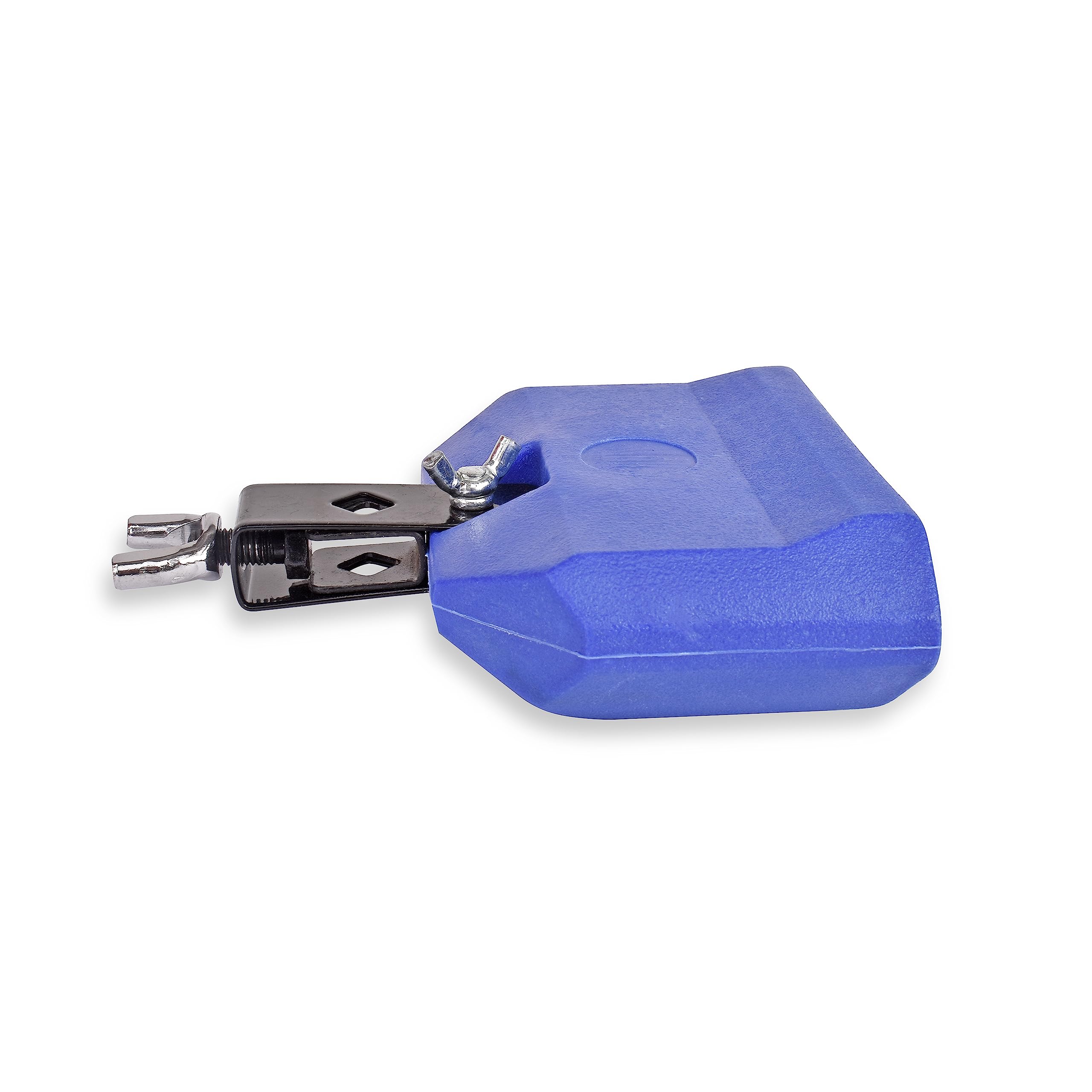 Jam Block - Latin Percussion Instrument, Musical Drum Block Accessory, Blue Plastic with Adjustable Mounting Bracket - Complete with Drumstick Keyring - Image 5