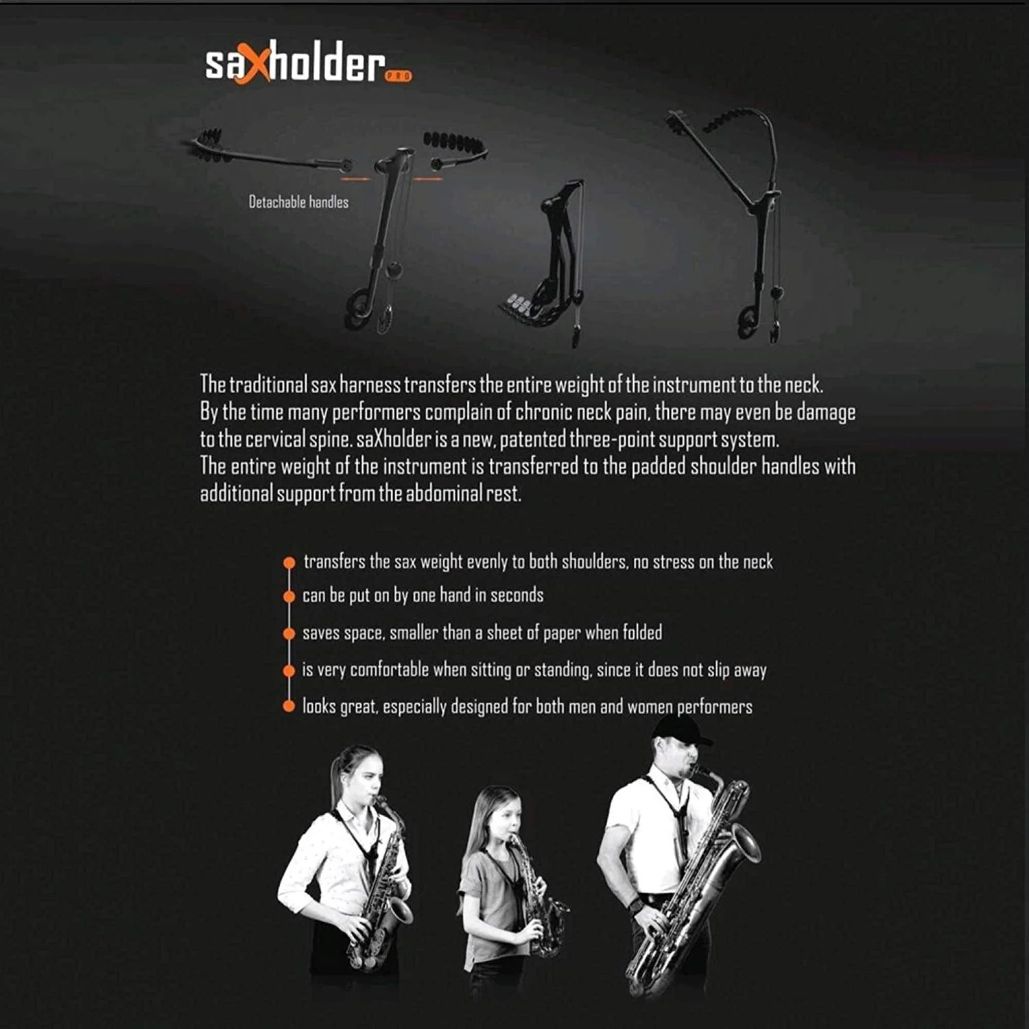 JAZZLAB Strap, Support (SAXHOLDER-PRO) Single - Image 6