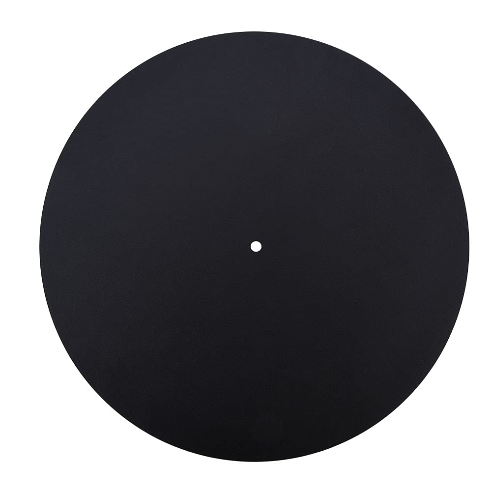 Jeanoko 1PCS Turntable Mat, Leather Turntable Slipmat 12 inch, Leather Record Pad Multifunctional Record Mat, Turntable Antistatic for Pad Felt for Reduce Vibration,Record Player Mat(Thickness 1.5MM) - Image 7