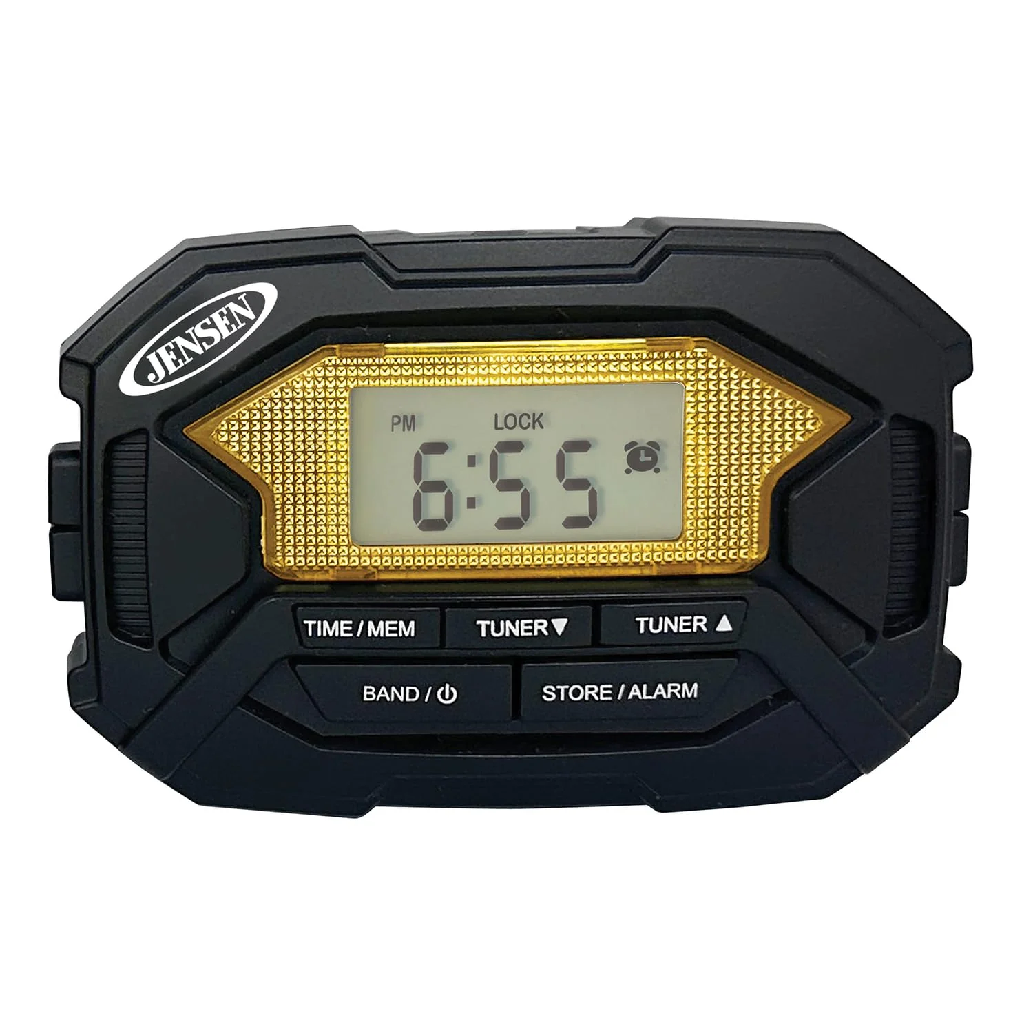 Jensen SAB-60 Armband Digital AM/FM Stereo Radio with Clock and Earbuds, Black, SAB-60 - Image 5