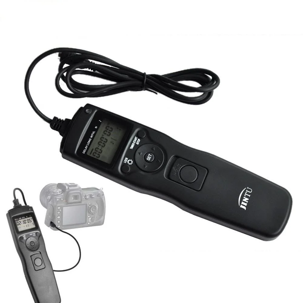 JINTU Intervalometer Timer Remote Control Shutter Release for Canon EOS Rebel T6 T7 T8i T7i T6i T6s SL3 SL2 XTi XS XSi T1i T2i T3 T3i T4i T5 T5i 2000D 90D 80D 70D 77D 1300D 60D 50D 1100D 1000D 550D - Image 6