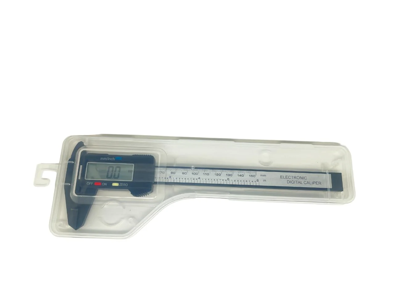 jj-shop24 Digital Caliper, Calliper Gauge, 0-150 mm, Digital LCD Display, Carbon Fibre Plastic, Caliper Gauge for Outdoors, Depth and Step Measurement - Image 5