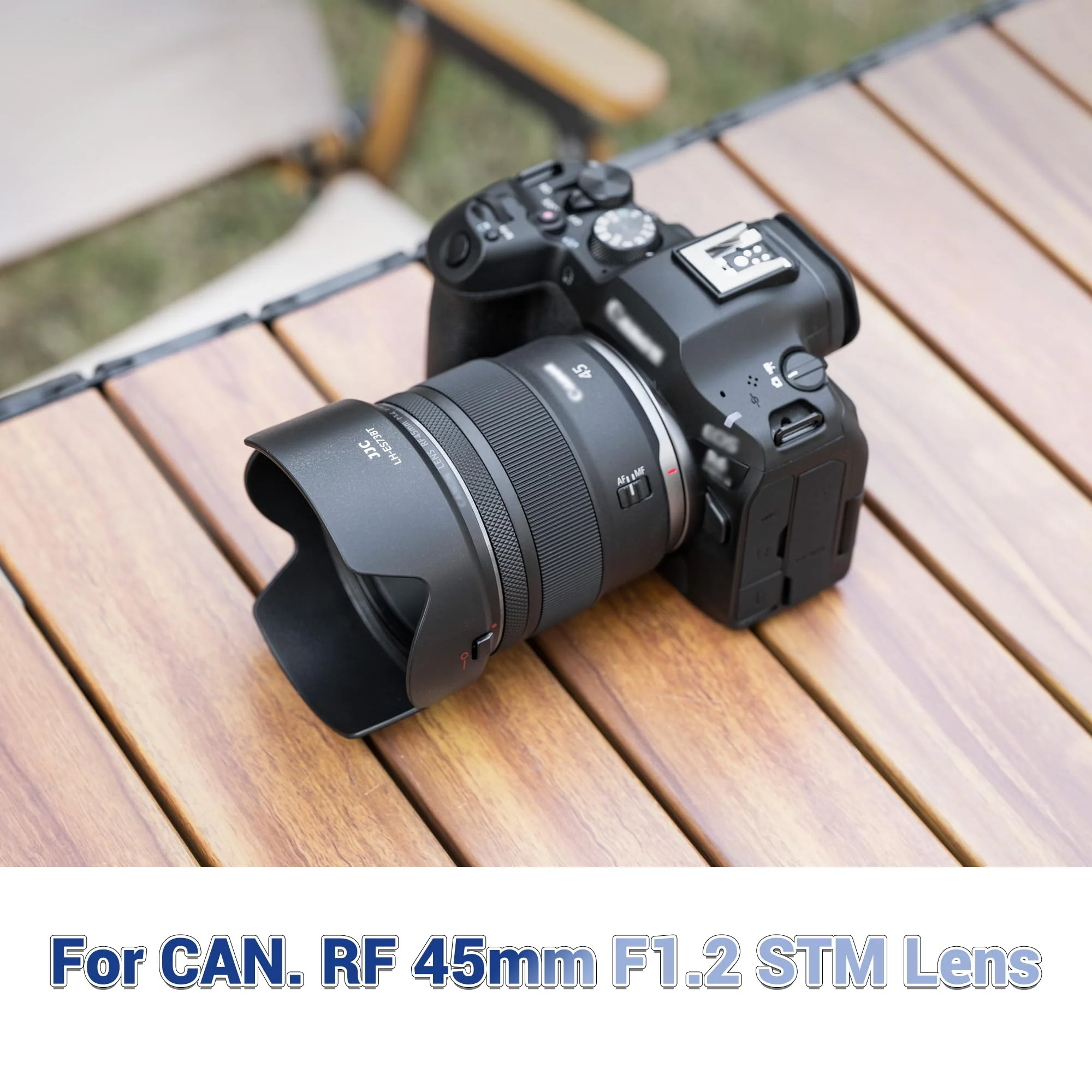 JJC ES-73B Tulip Flower Reversible Lens Hood Shade Protector for Canon RF45mm RF 45mm F/1.2 STM Replaces Canon ES73B, Compatible with 67mm Filters & Lens Caps, No Vignetting Flower Shape - Image 2