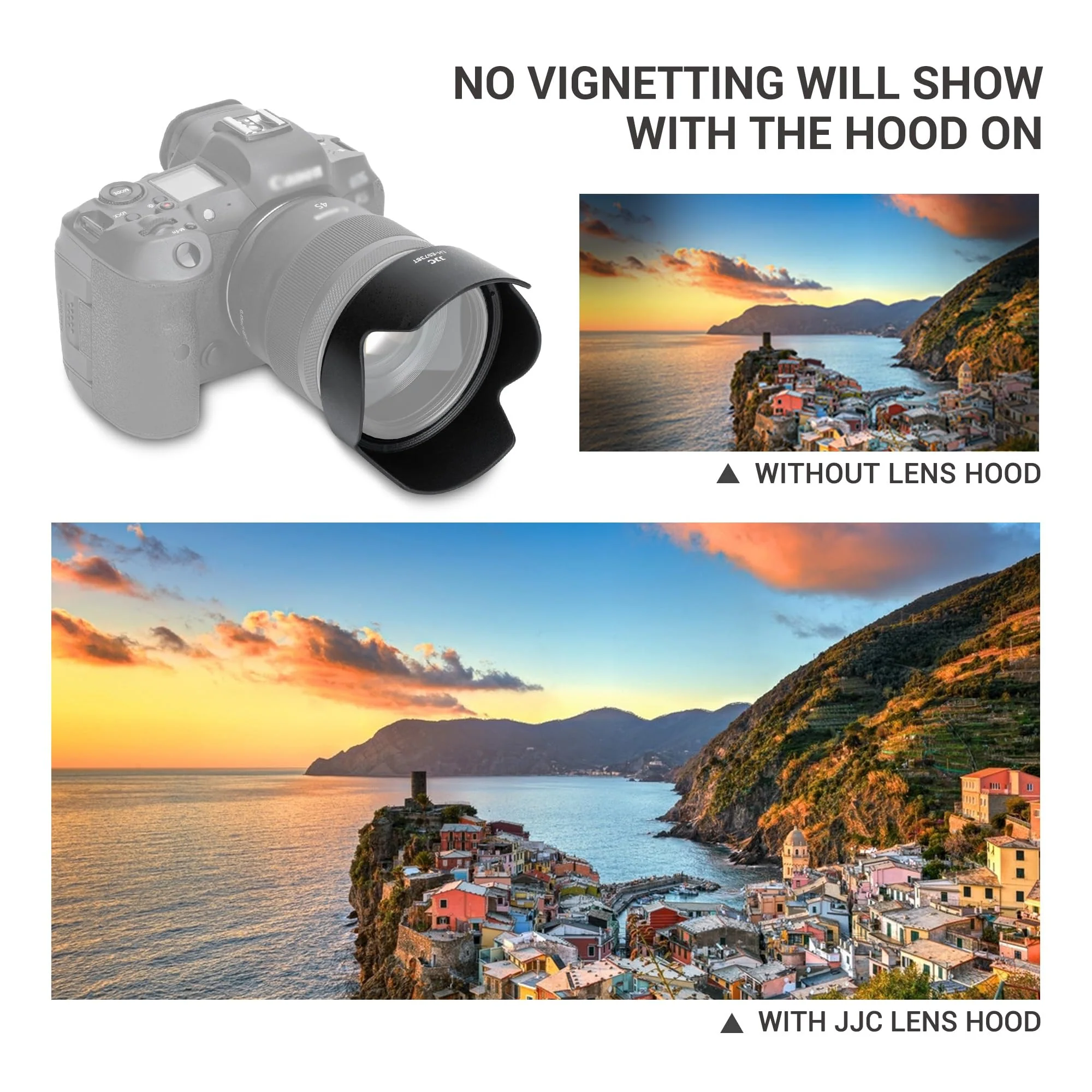 JJC ES-73B Tulip Flower Reversible Lens Hood Shade Protector for Canon RF45mm RF 45mm F/1.2 STM Replaces Canon ES73B, Compatible with 67mm Filters & Lens Caps, No Vignetting Flower Shape - Image 5