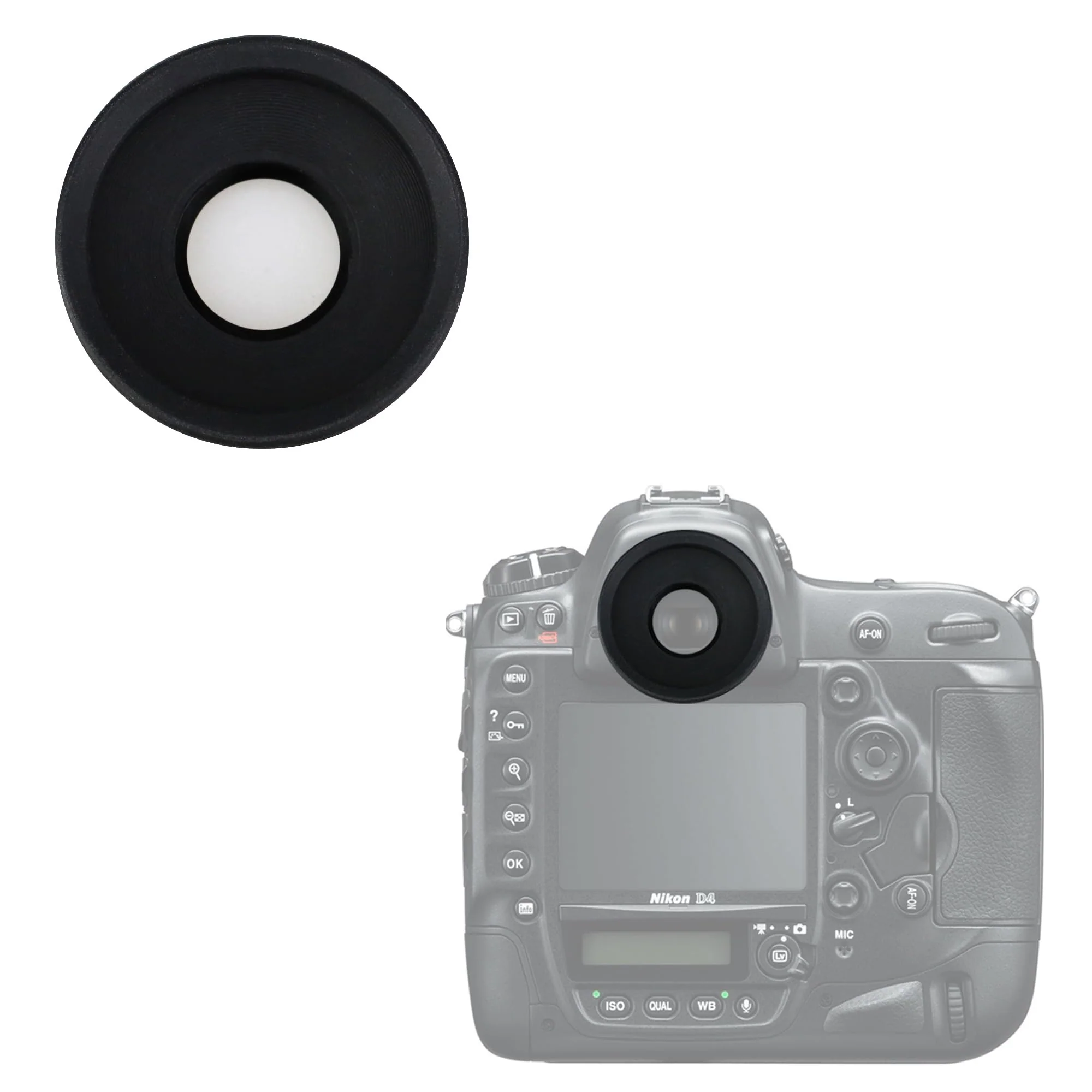 JJC Eyepiece Eyecup Eye Cup Viewfinder for Nikon D850 D500 D810 Df D810A D800E D800 D700 D5 D4s D4 D3X D3s D3 D2H D2Hs D2X D2Xs,Replaces Original Nikon DK-17 and Nikon DK-19 Eyepiece