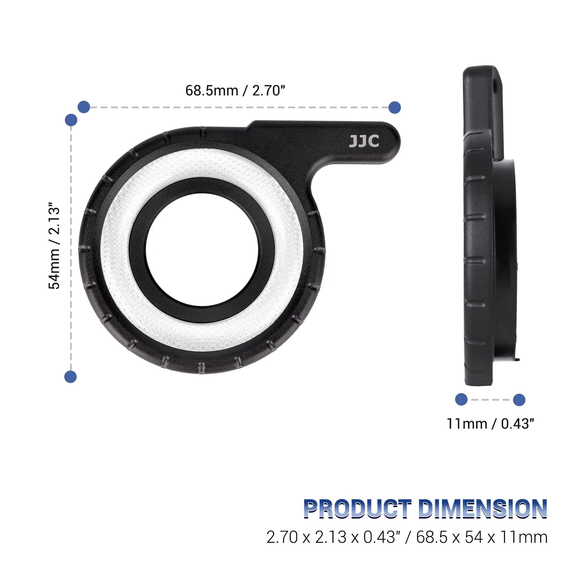 JJC LED Light Guide Ring for Olympus Tough TG-7 TG7 TG-6 TG6 TG-5 TG5 TG-4 TG4 TG-3 TG3 TG-2 TG2 Digital Cameras, Macro Ring Light Flash Replaces Olympus LG-1 for Close Up Macro Photography Replaces LG-1 Light Guide - Image 8
