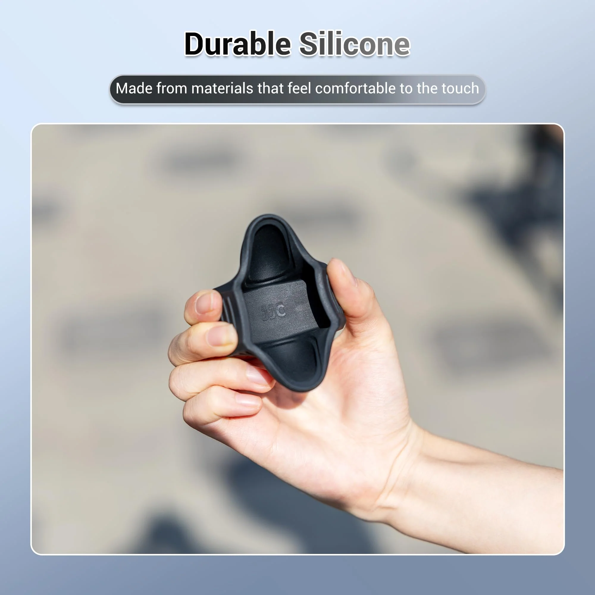 JJC Lens Cover for DJI Osmo 360, Silicone Cover Compatible with Osmo360 LensProtector, Protective Rubber Cap Protect Front & Rear Lens from Crack Bumps Dust Scratch When Not Using Large-Compatible with Lens Guard - Image 7