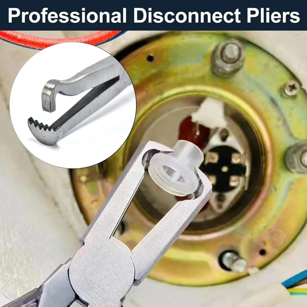 JNJOOD Electric Cutting Pliers for Car Fuel Line and Petrol Hose Clamps for Lug Style Plugs - Image 3