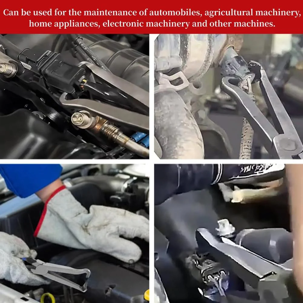 JNJOOD Electric Cutting Pliers for Car Fuel Line and Petrol Hose Clamps for Lug Style Plugs - Image 4