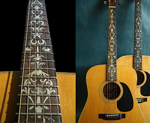 Jockomo Vine of Tree (White Pearl) Guitar Inlay Sticker white pearl - Image 2
