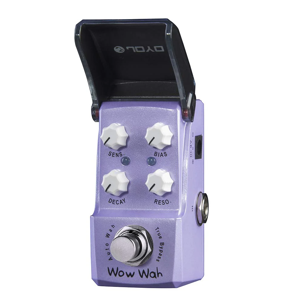 JOYO Auto Wah Mini Pedal for Electric Guitar Effect - True Bypass Ironman Series (Wow Wah JF-322) purple auto wah