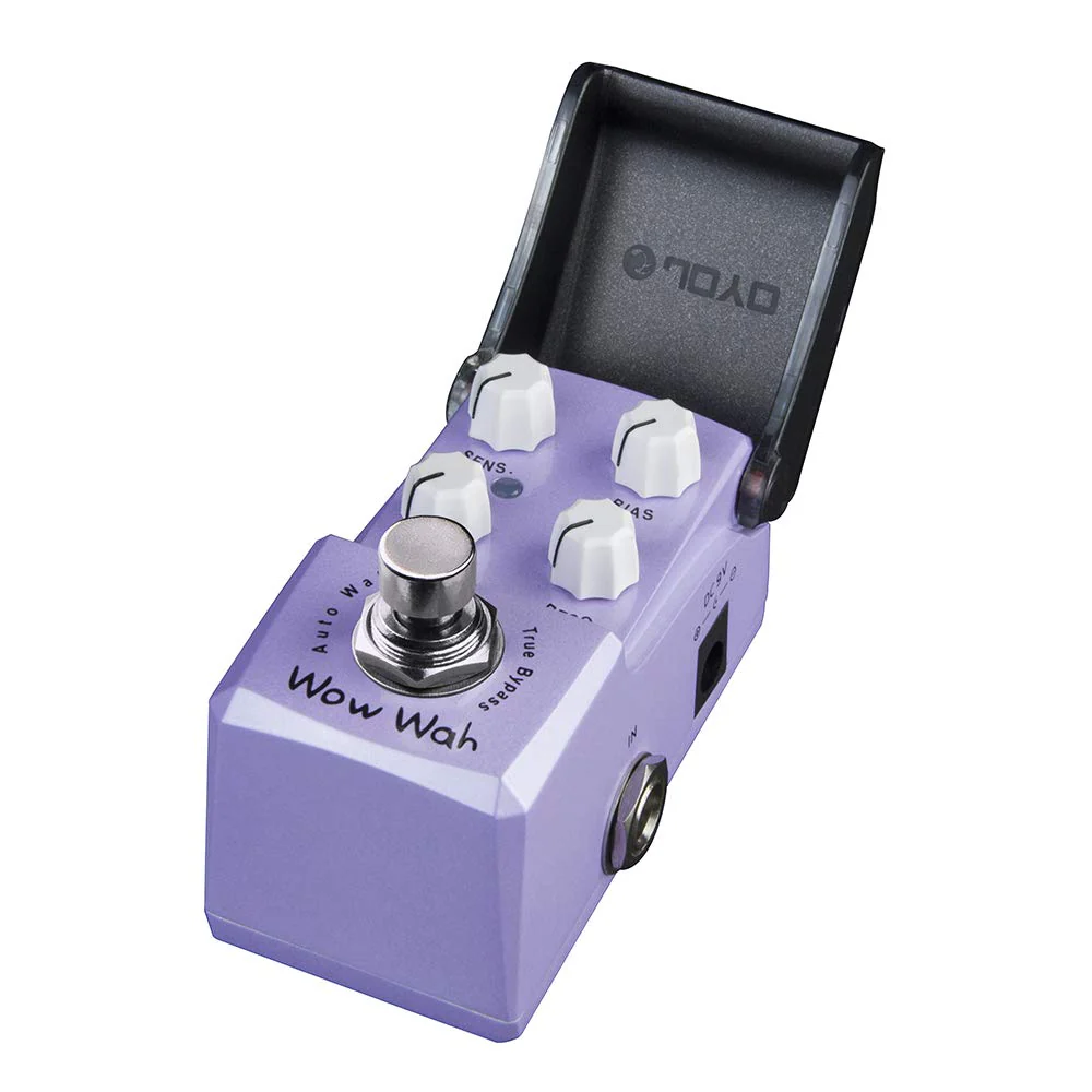 JOYO Auto Wah Mini Pedal for Electric Guitar Effect - True Bypass Ironman Series (Wow Wah JF-322) purple auto wah - Image 3