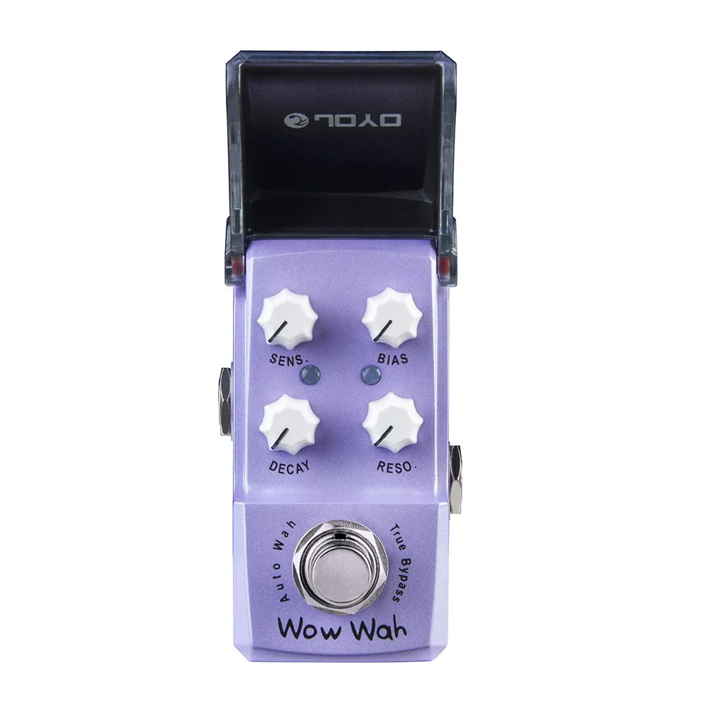 JOYO Auto Wah Mini Pedal for Electric Guitar Effect - True Bypass Ironman Series (Wow Wah JF-322) purple auto wah - Image 4