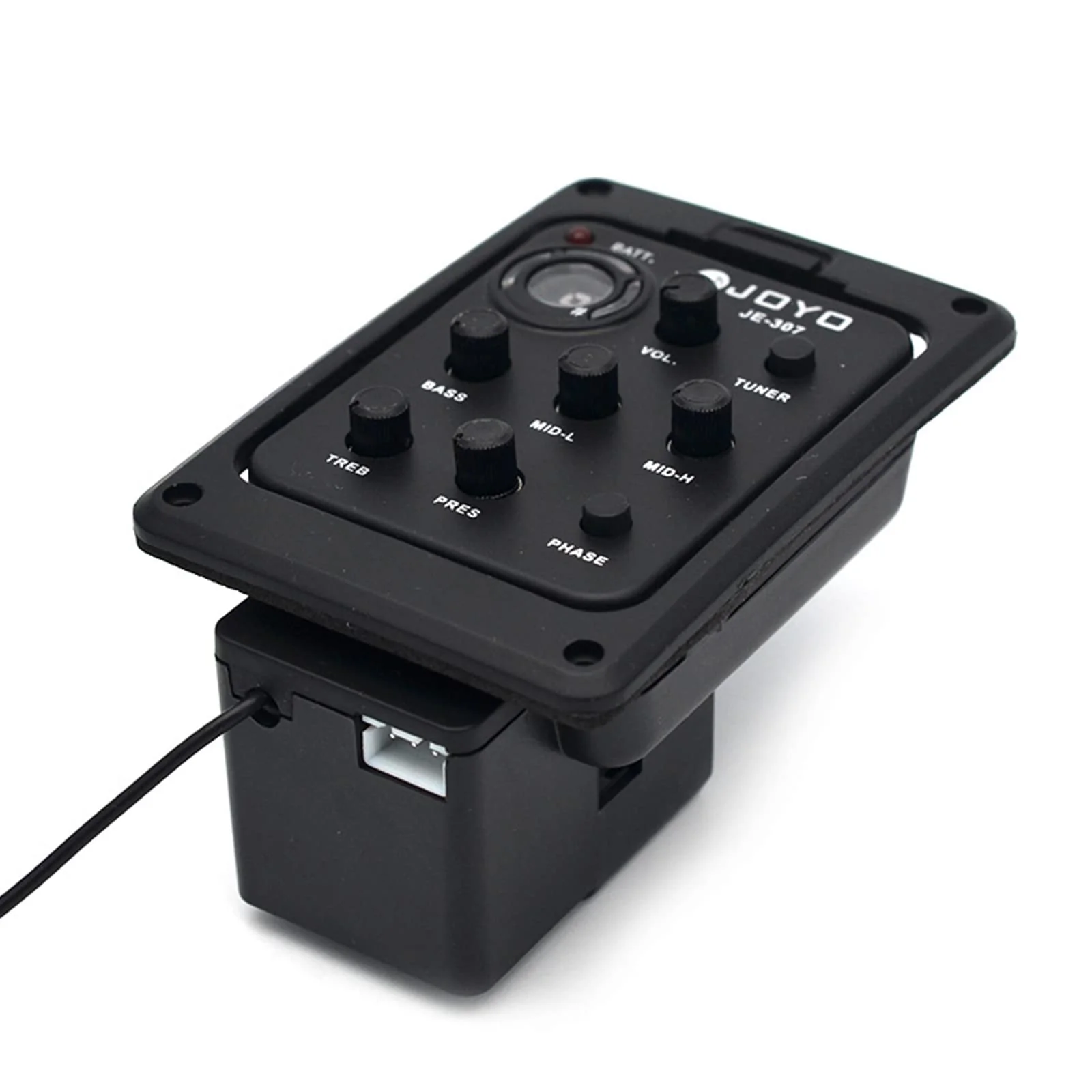 JOYO JE-307 5-Band EQ Equalizer Acoustic Guitar Piezo Pickup Preamp Tuner System with LCD Display - Image 3