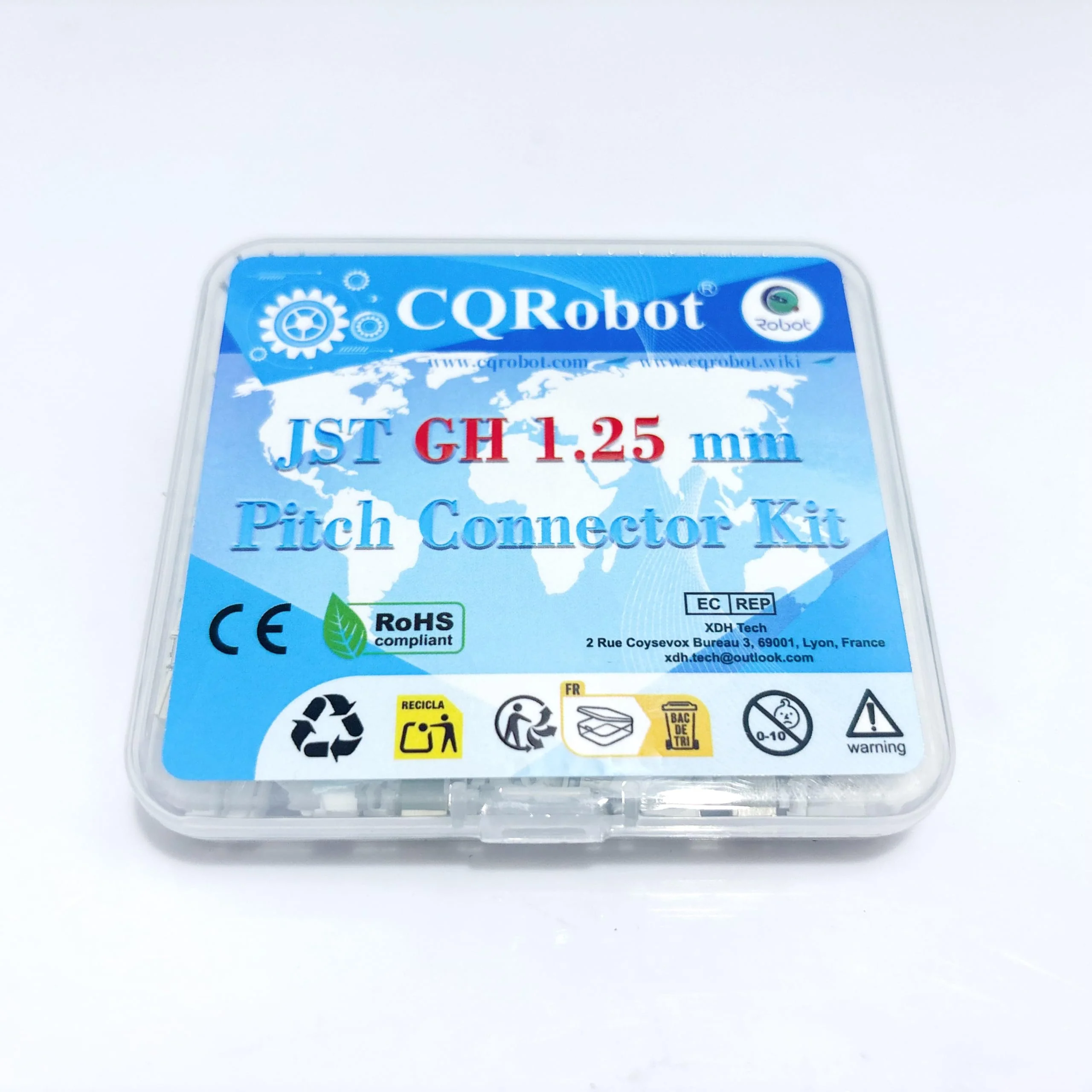JST GH 1.25 mm Pitch 3-Pin Electronic Computer Connector IC Male Plugs, Female Sockets Housing and T-Shaped Crimp Terminal Kit. 80 Sets/400 Pieces Wire-to-Board Adapter Cable Assembly. - Image 7