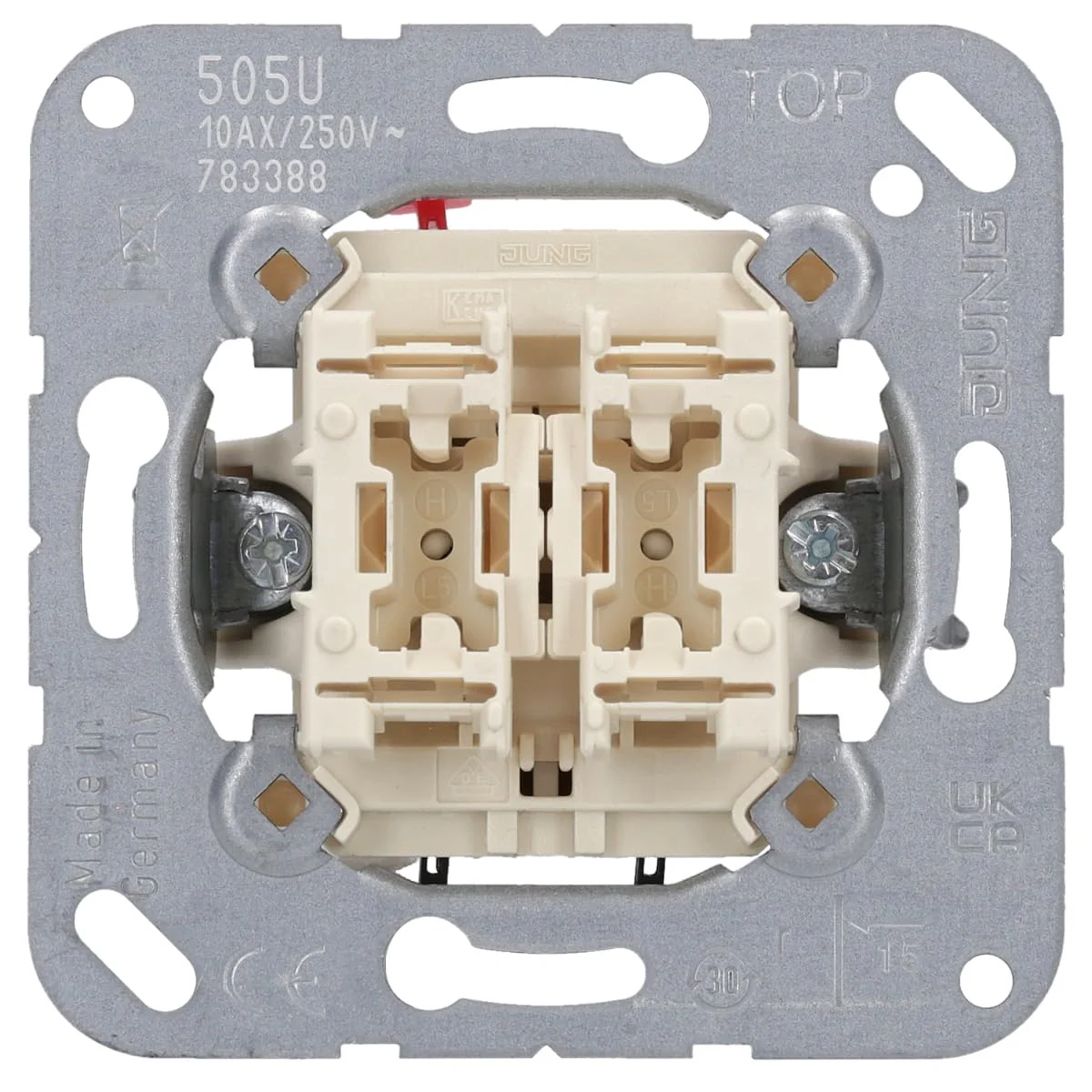 Jung LS Design Switches & Sockets – Choice of Sets, Alpine White 505U Wippschalter Serie - Image 2