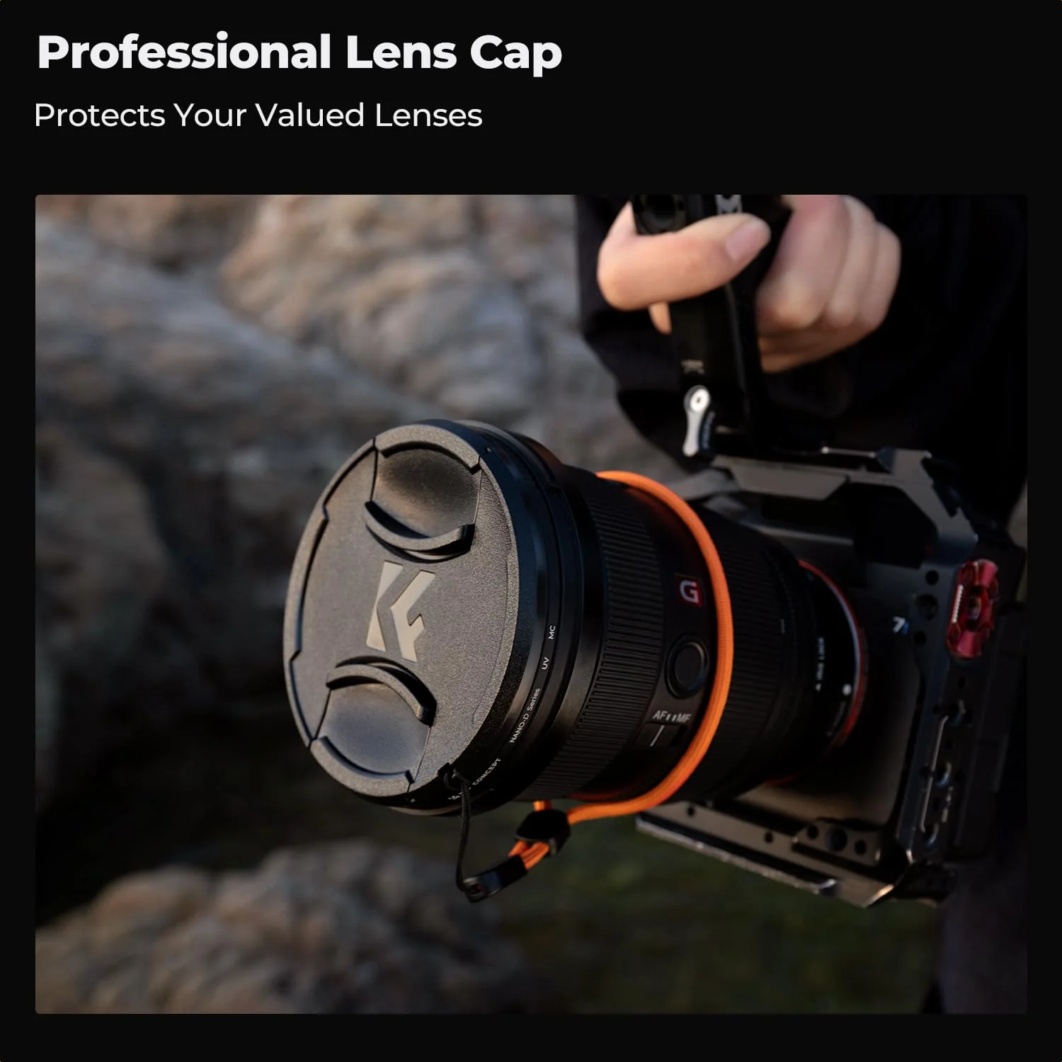 K&F CONCEPT 55mm MC UV Lens Protection Filter with Filter Cap Ultra-Slim 24-Layer Coatings Waterproof UV Filter for Camera Lens (D Series) - Image 5