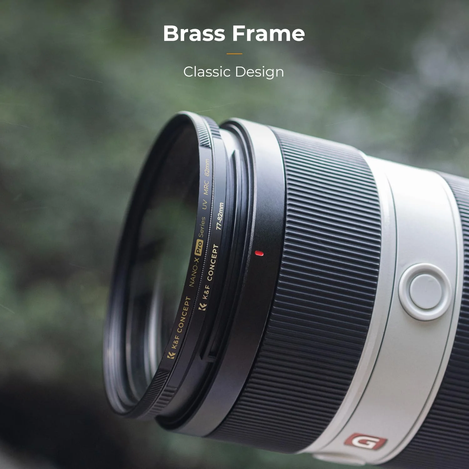 K&F Concept 58mm to 67mm Step-Up Lens Filter Adapter Ring CNC Machined Brass Filter Adapter Rings, for 58mm Lens Install 67mm Filter 58-67mm - Image 3