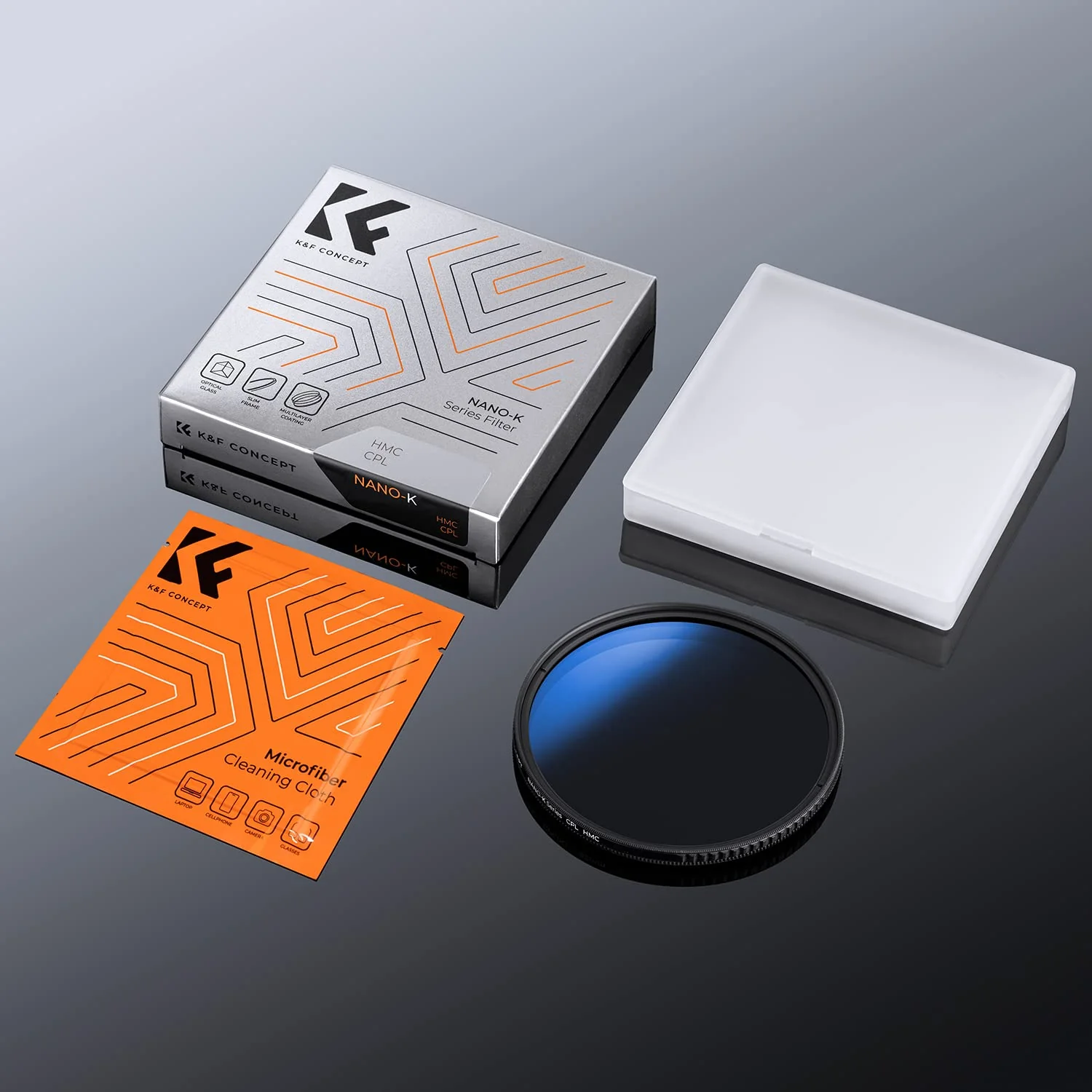 K&F Concept 67mm Circular Polarizer Filter Ultra-Slim 18 Multi-Coated Optical Glass Circular Polarizing Filter for Camera Lenses with Cleaning Cloth (K Series) - Image 8