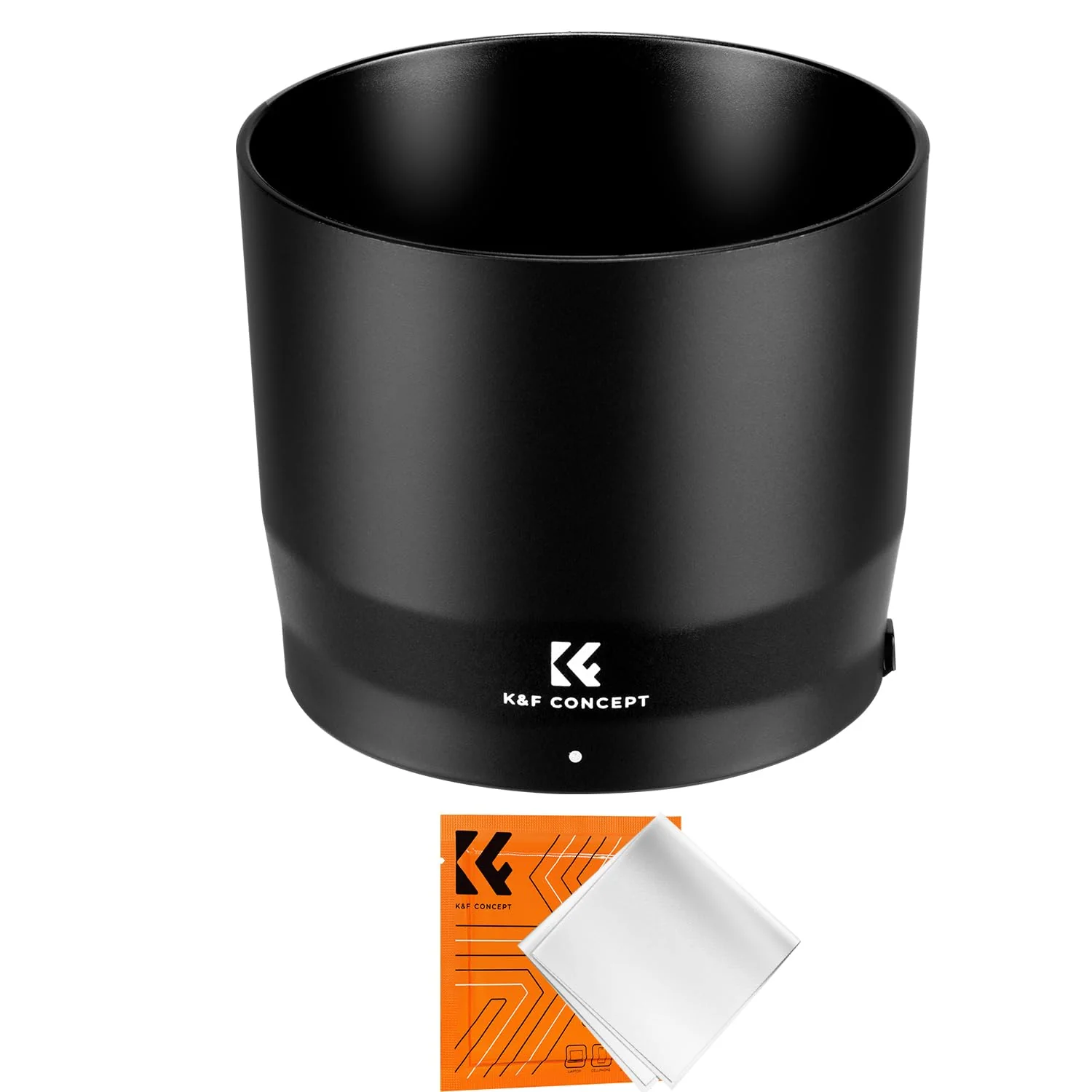 K&F CONCEPT Lens Hood Replace of ET-74B Hood Compatible with Canon RF 100-400mm f/5.6-8 is USM, EF 70-300mm f/4-5.6 is II USM, Reversible Snap on Camera Lens Shade Fits 67mm Filters and Lens Cap