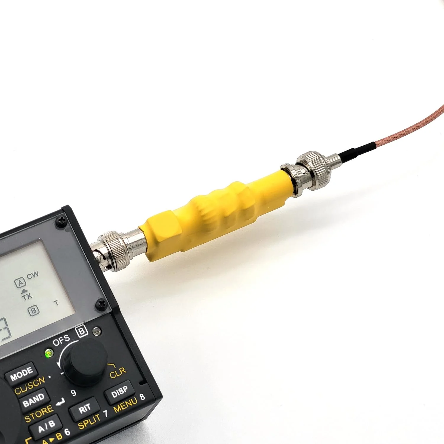 K9DP QRP 15 Meter Portable Bandpass Filter, up to 20 watts, with Male/Female BNC connectors, 15m Yellow Male/Female BNCs - Image 2